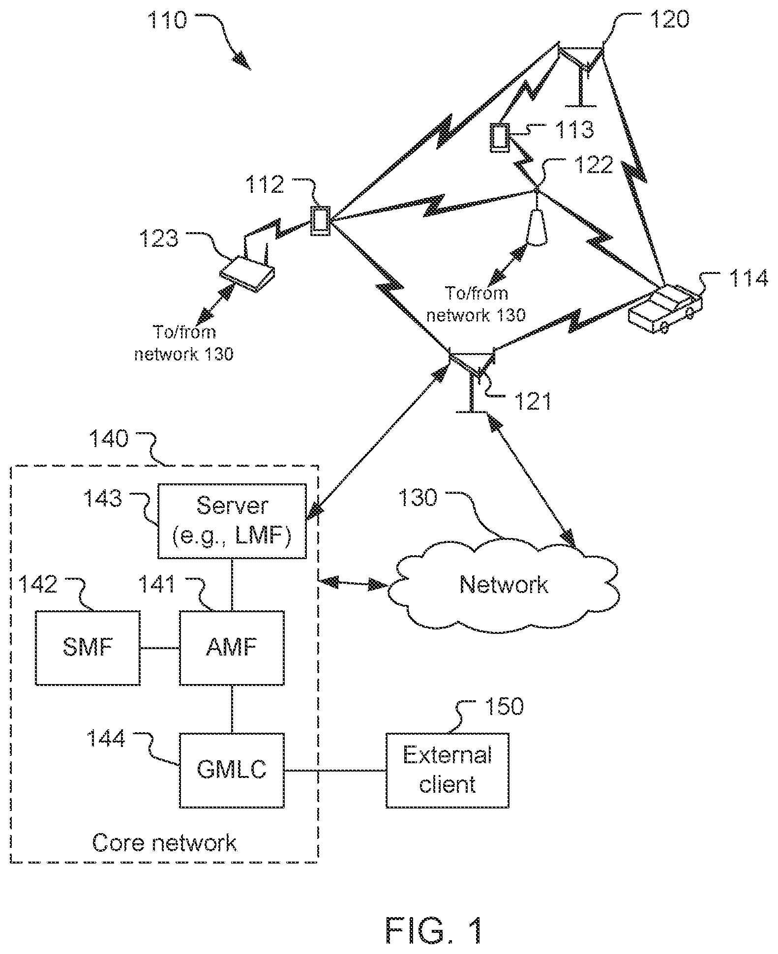 Patent US12348443 Figure 1 – Intra-slot positioning signal muting