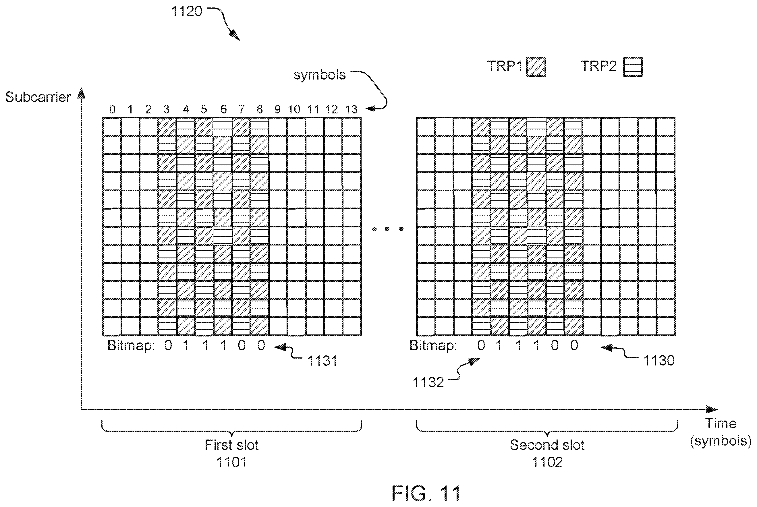 Patent US12348443 Figure 10 – Intra-slot positioning signal muting