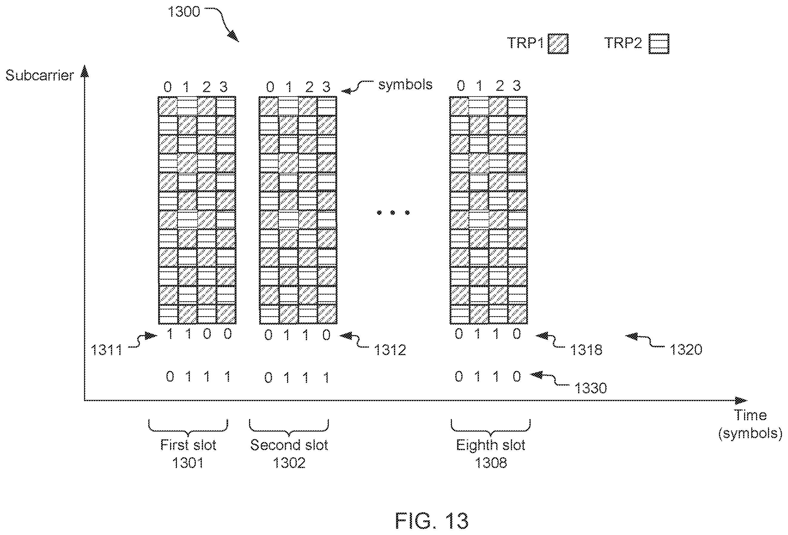 Patent US12348443 Figure 12 – Intra-slot positioning signal muting