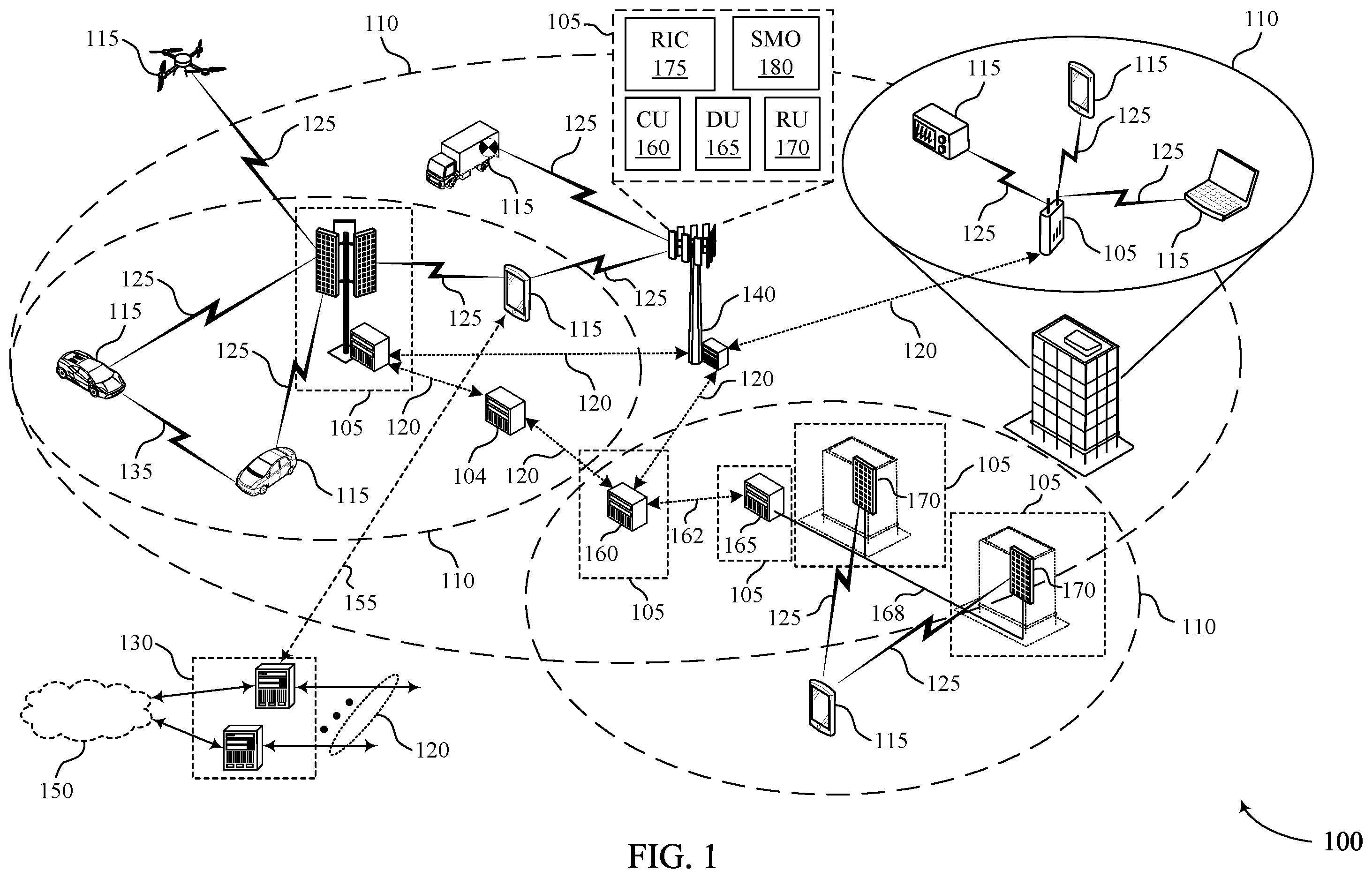 Patent US12348452 Figure 1 – Patterns for control channel puncturing and shared channel rate-matching