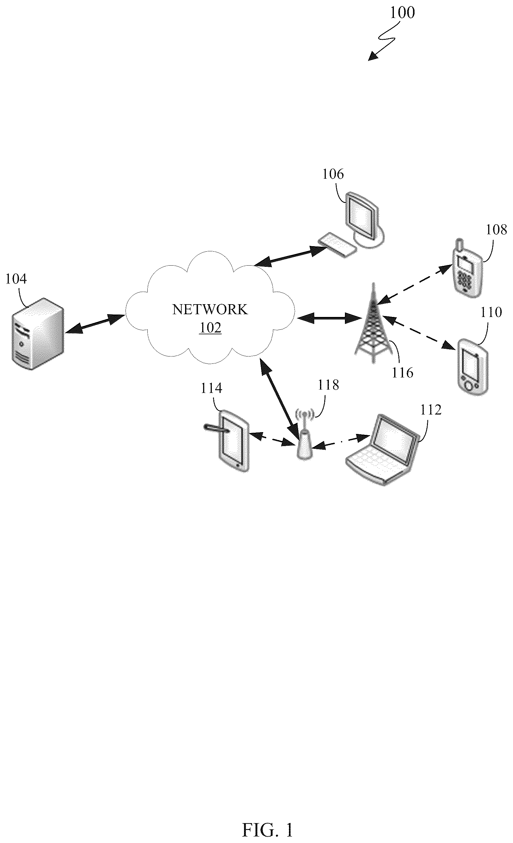 Patent US12348456 Figure 1 – Over-the-air coordination of radar and wireless communication systems on a terminal