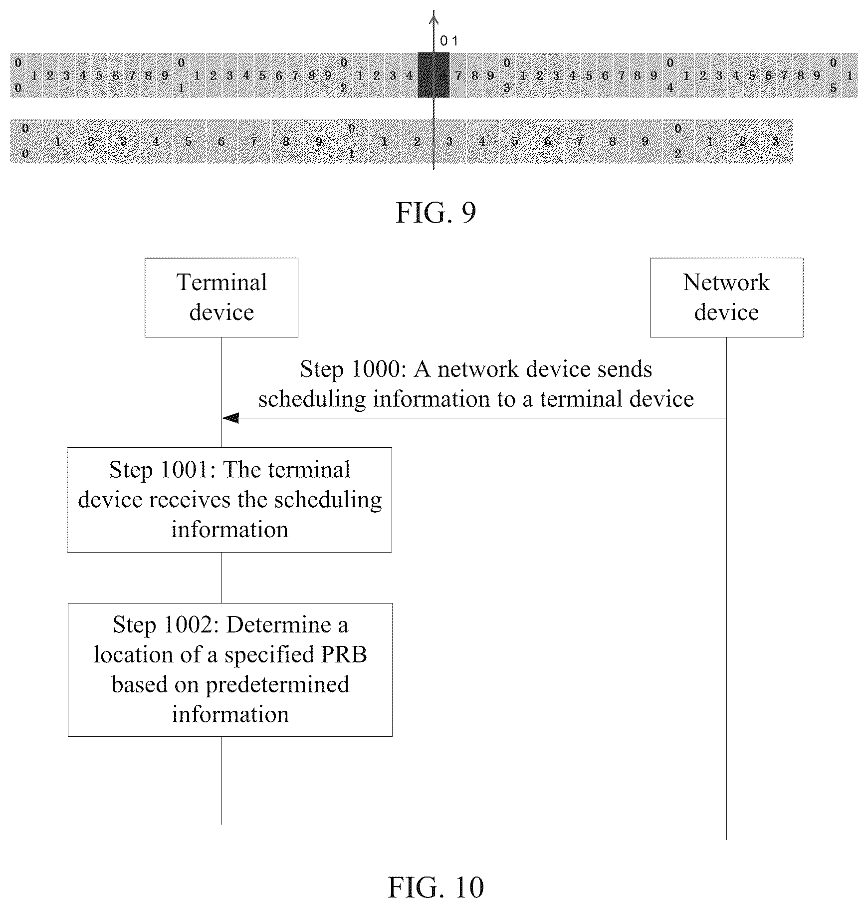 Patent US12348460 Figure 4 – Physical resource block PRB grid indication method and device