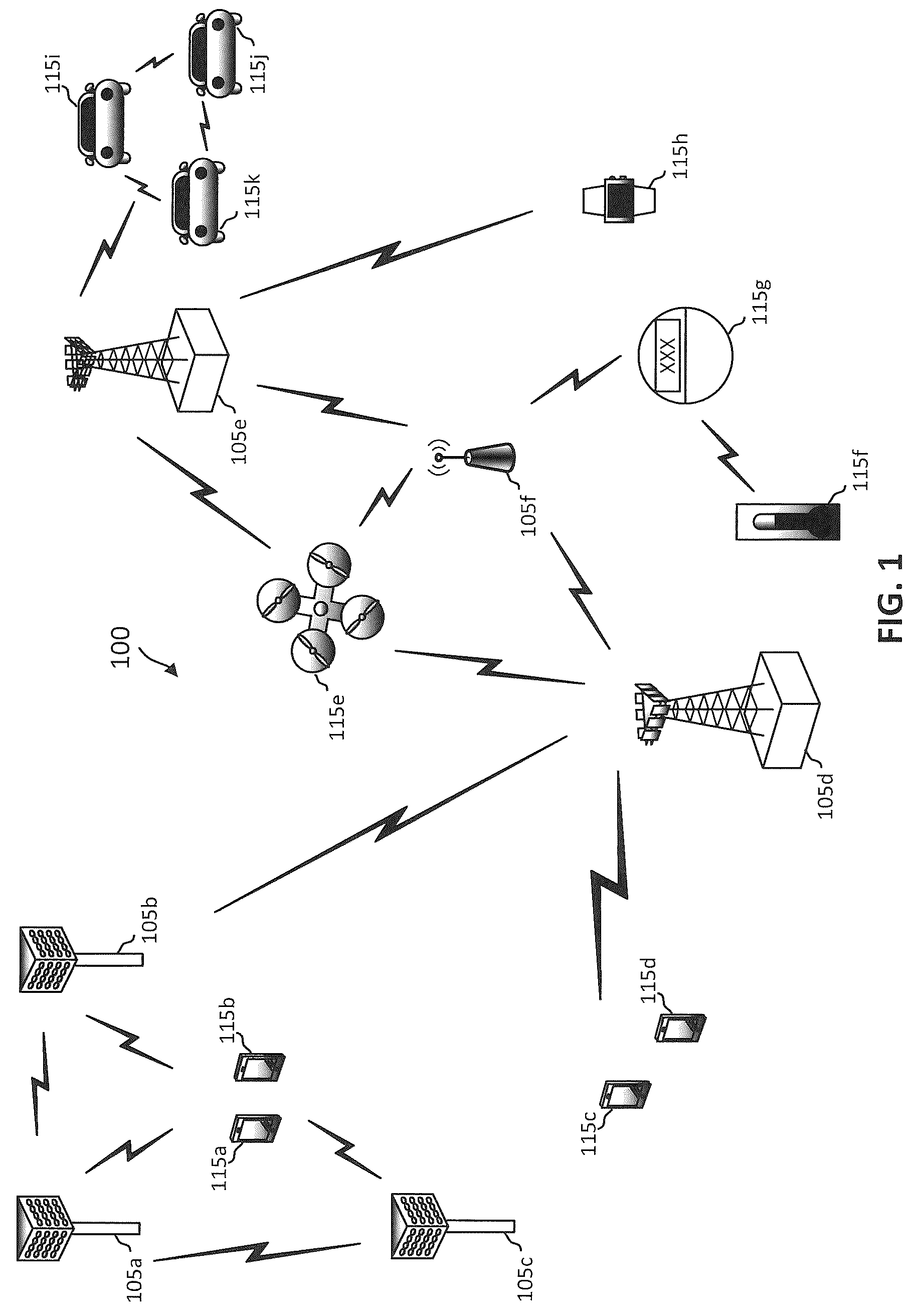 Patent US12348463 Figure 1 – Frame structure design for downlink TDD-TDD carrier aggregation with pusch-less cell