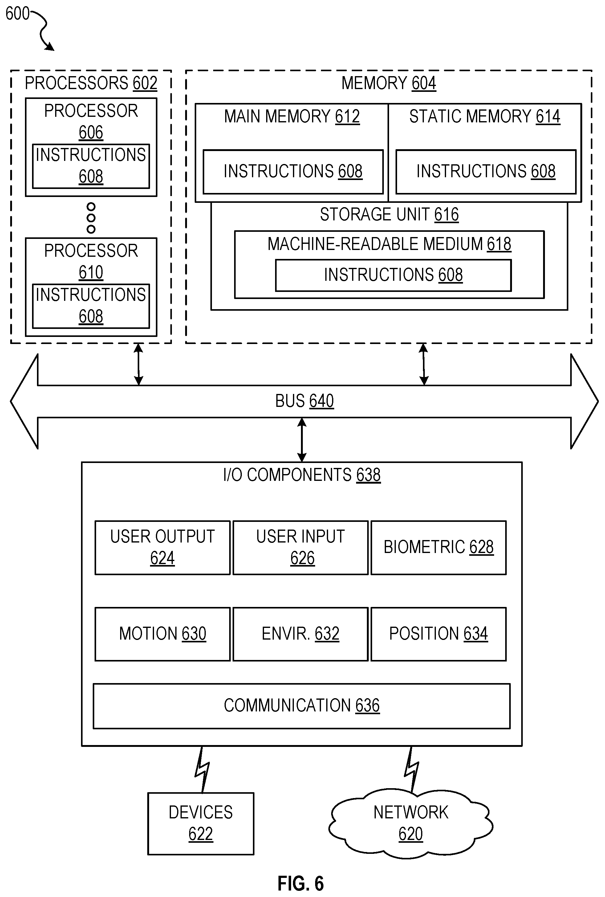 Patent US12348467 Figure 6 – Messaging system with a carousel of related entities