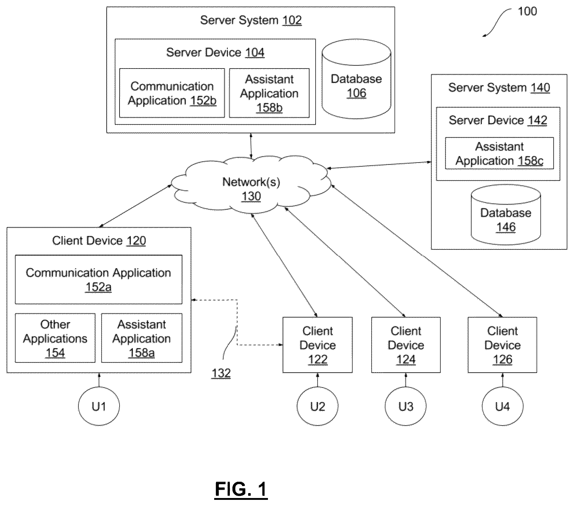 Patent US12348469 Figure 1 – Assistance during audio and video calls