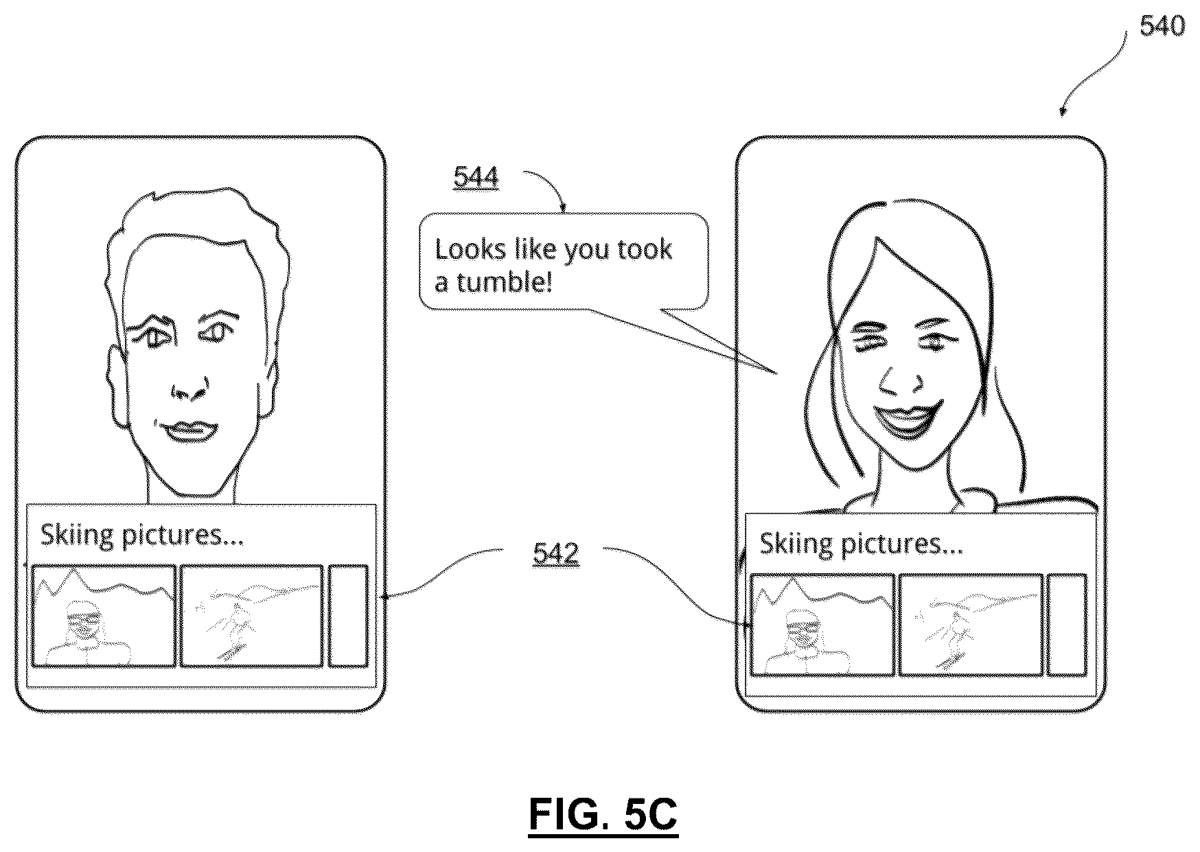 Patent US12348469 Figure 7 – Assistance during audio and video calls
