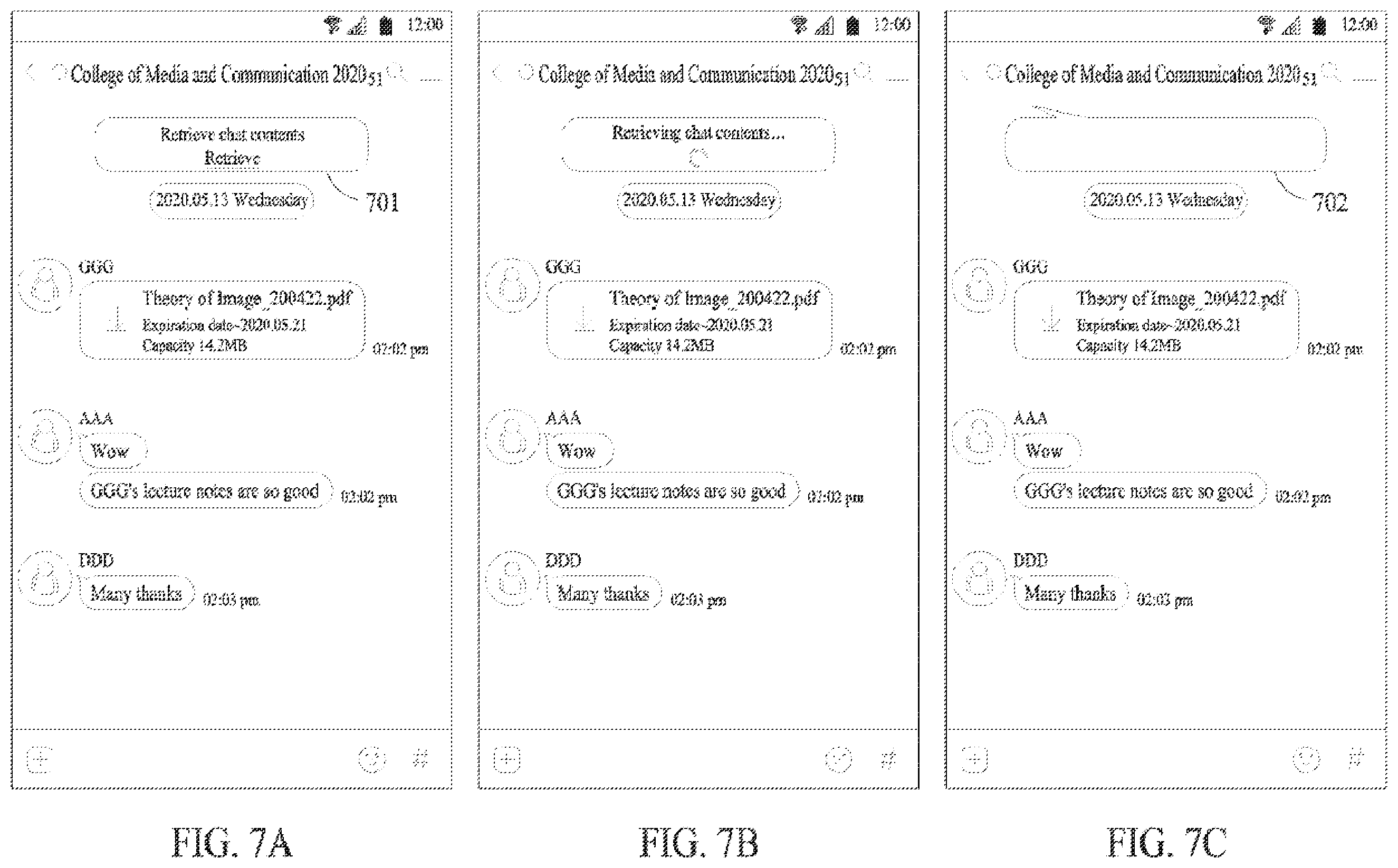 Patent US12348470 Figure 9 – Instant messaging server providing multiple types of chat rooms