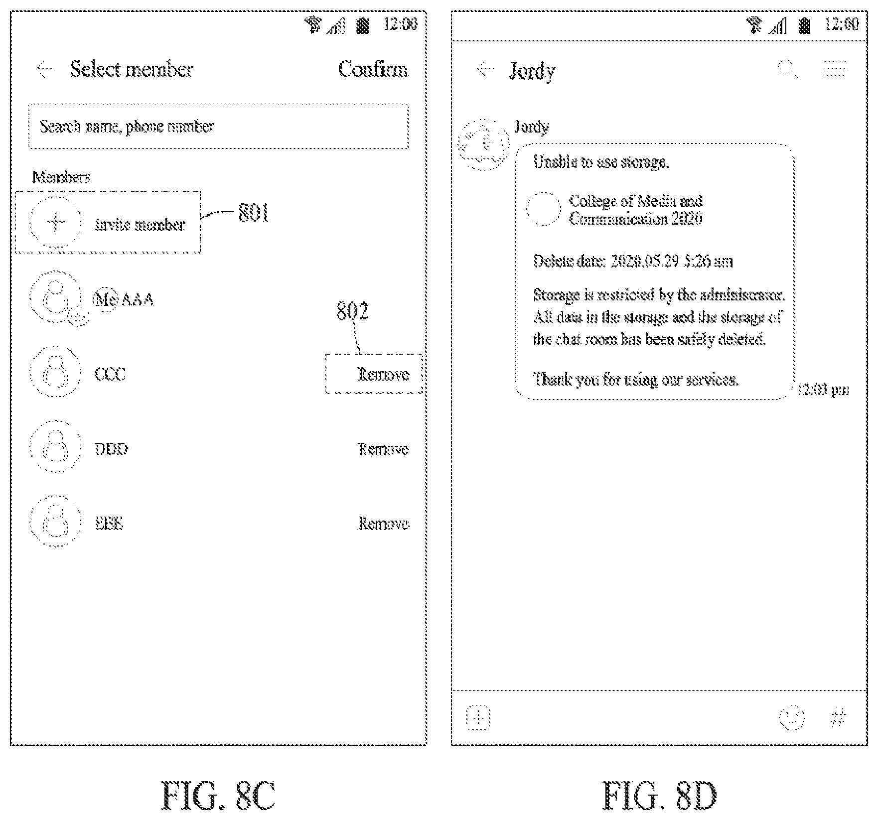 Patent US12348470 Figure 11 – Instant messaging server providing multiple types of chat rooms