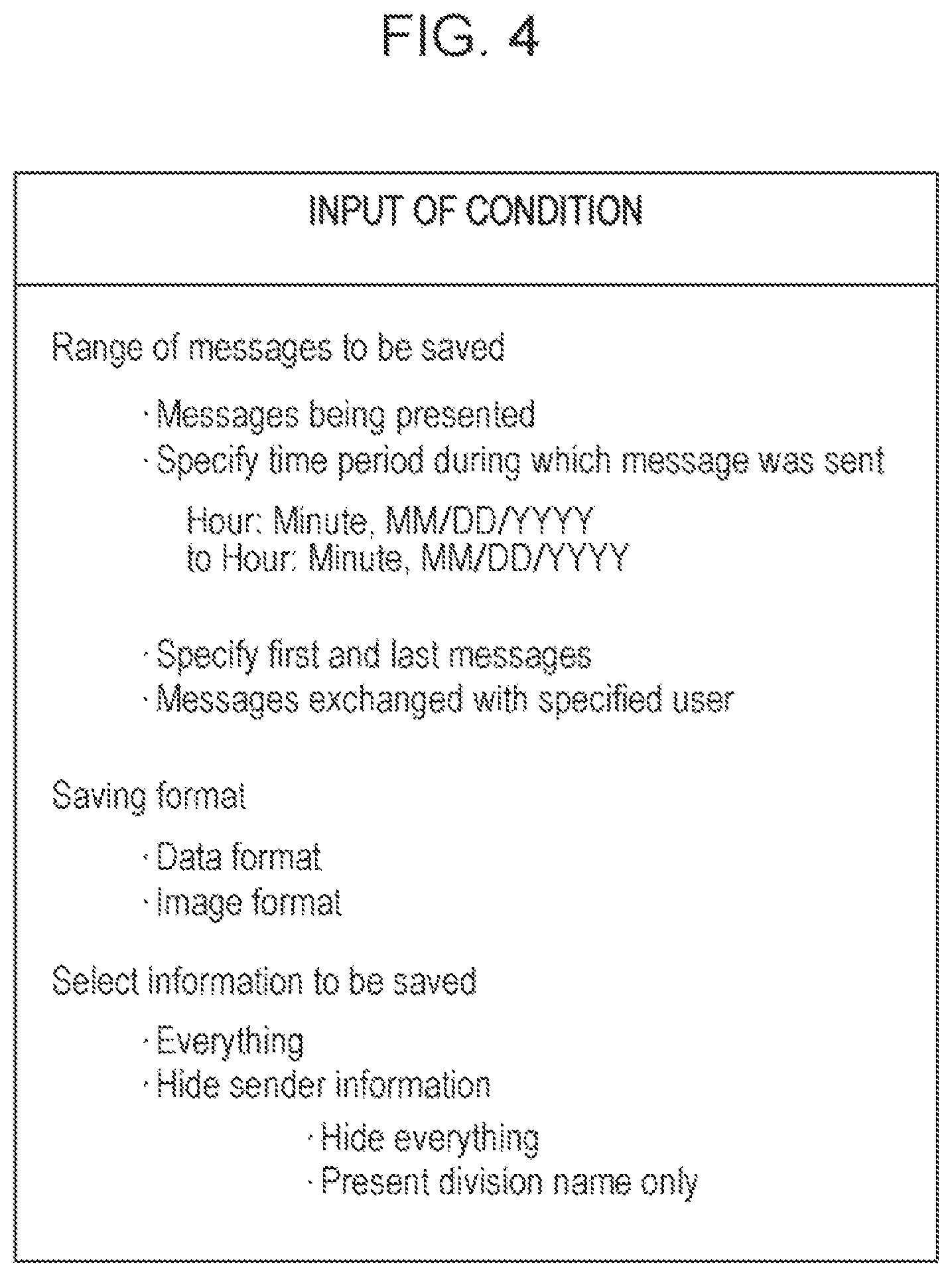 Patent US12348473 Figure 3 – Non-transitory computer readable medium, information processing apparatus, and information processing method for saving or forwarding extracted message