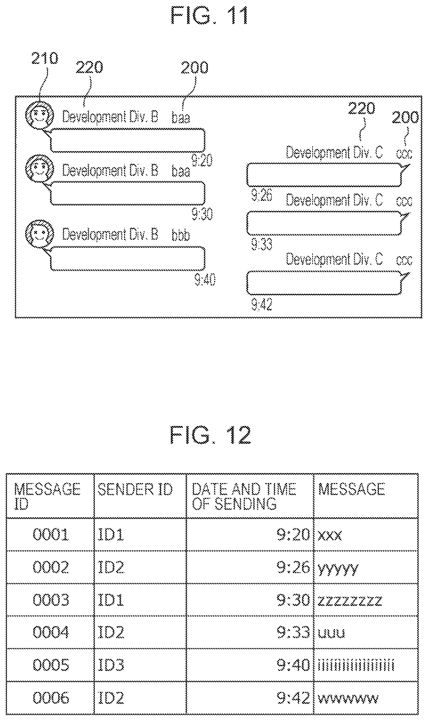 Patent US12348473 Figure 10 – Non-transitory computer readable medium, information processing apparatus, and information processing method for saving or forwarding extracted message