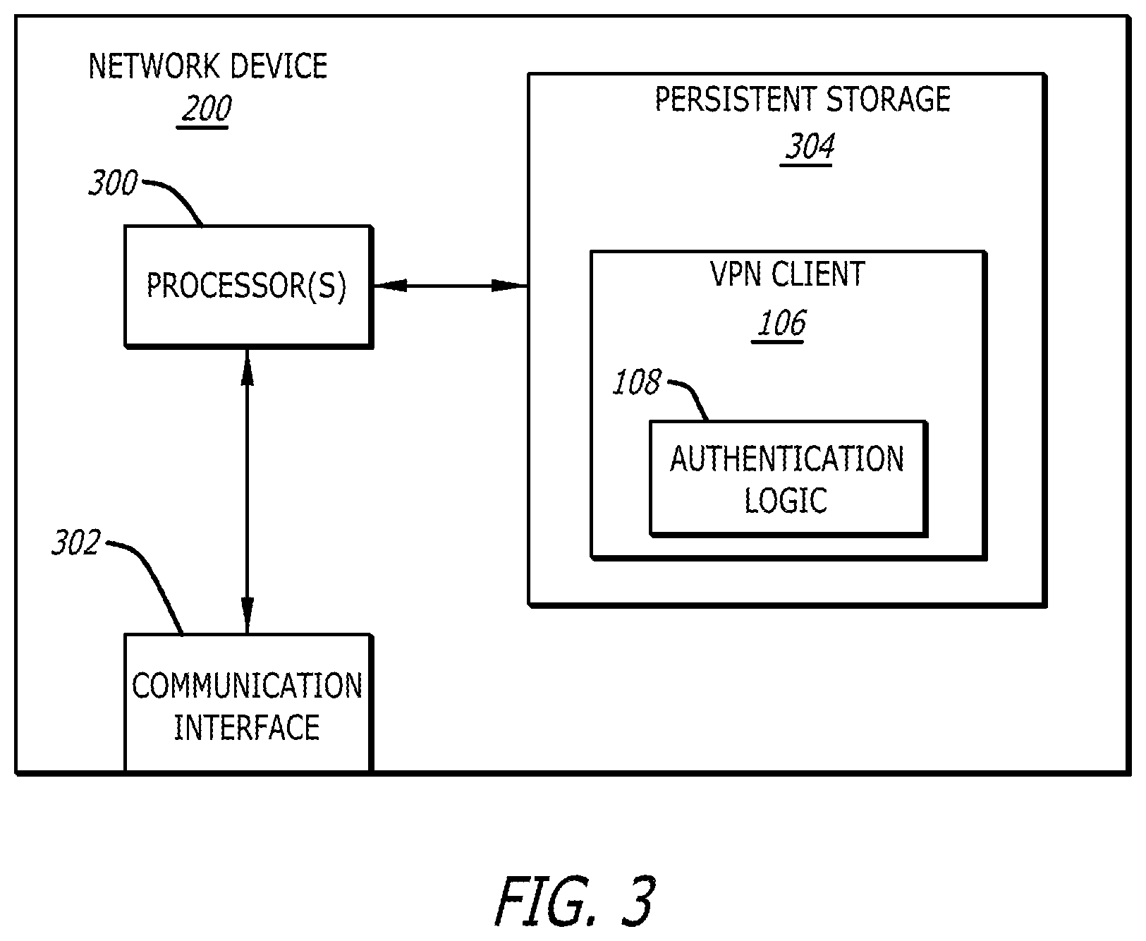 Patent US12348490 Figure 3 – Systems and methods for virtual private network authentication