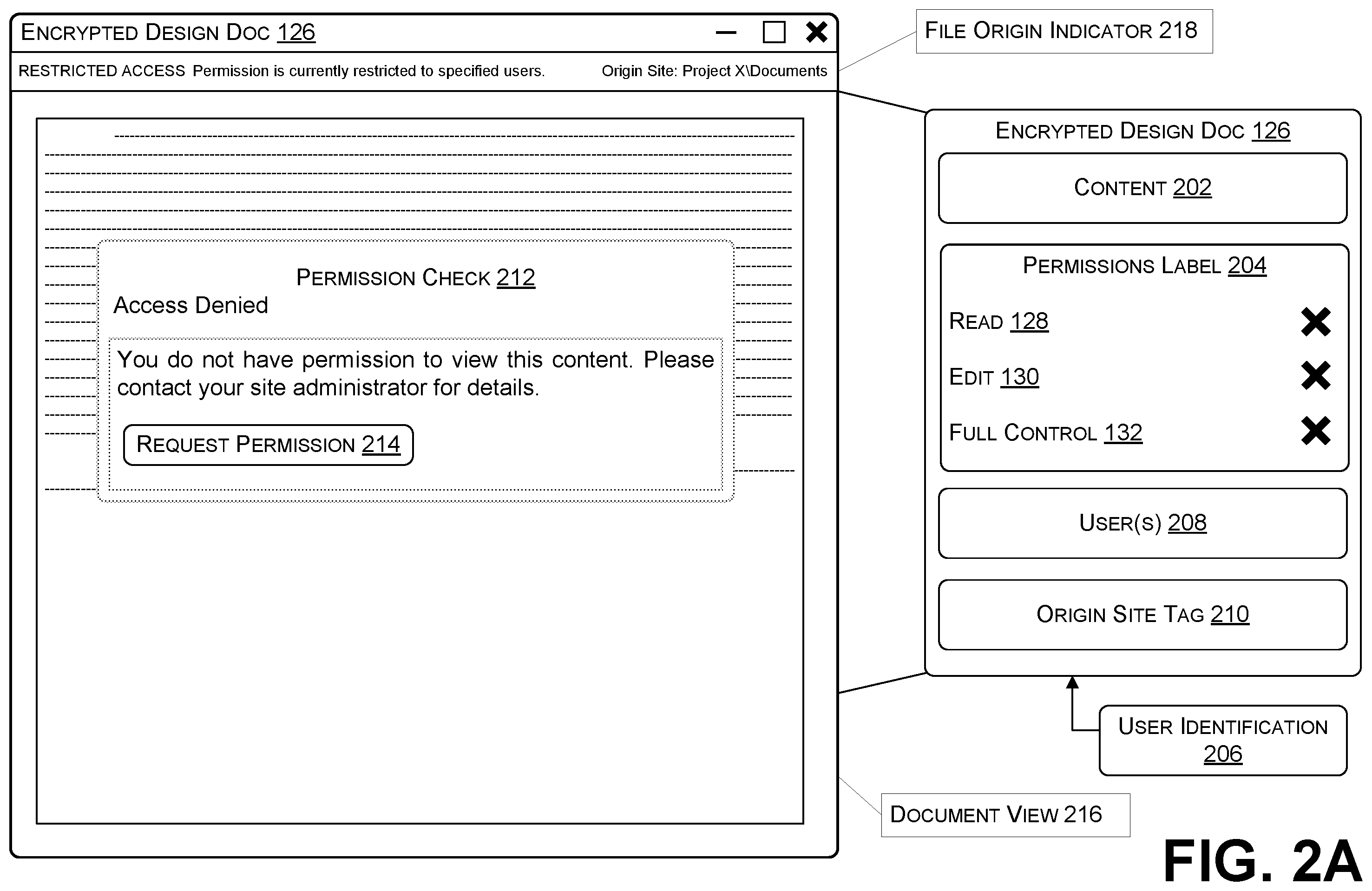 Patent US12348499 Figure 3 – Secure collaboration with file encryption on download