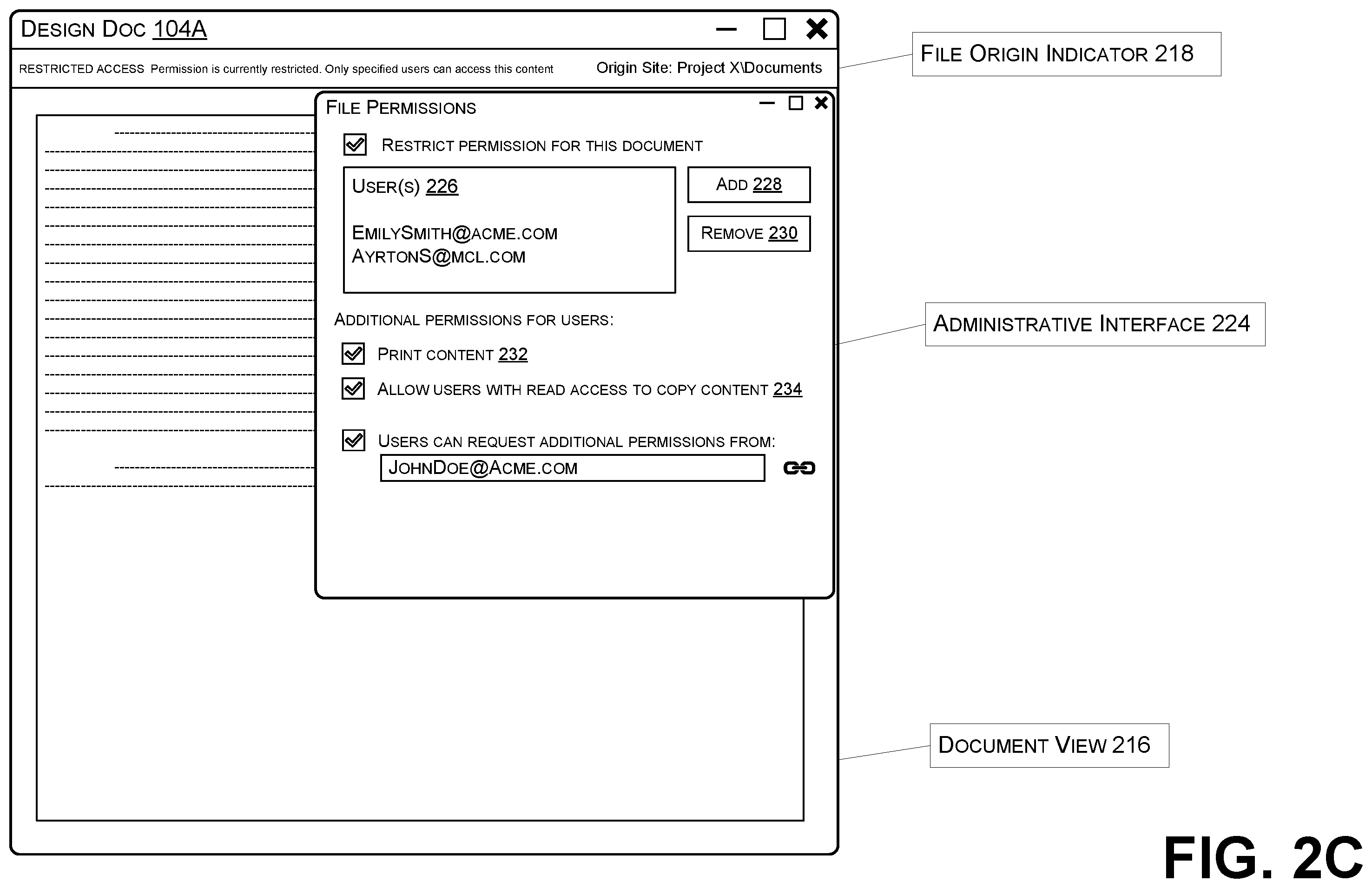 Patent US12348499 Figure 5 – Secure collaboration with file encryption on download