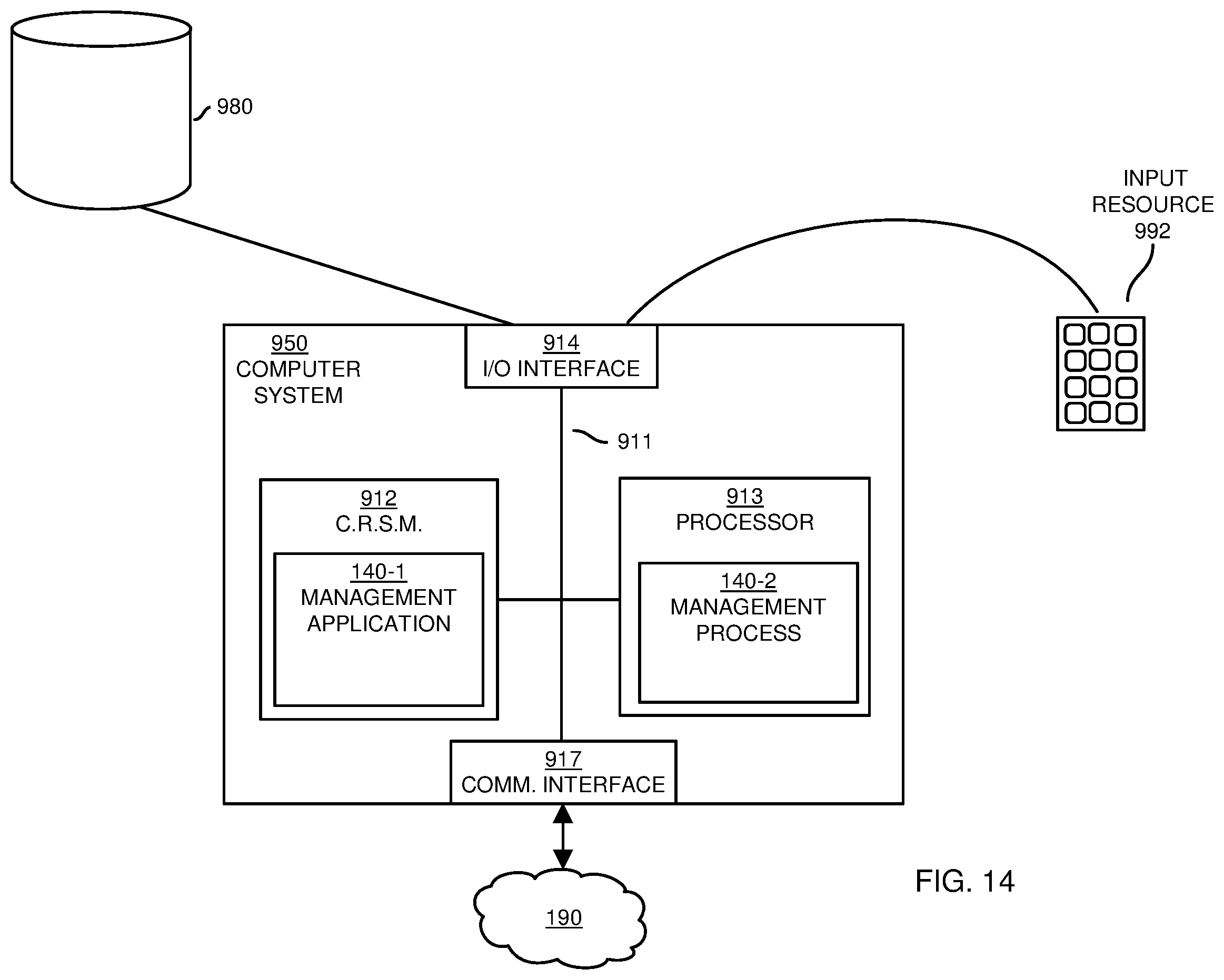 Patent US12348502 Figure 14 – Multi-option authentication portal implementation in a network environment