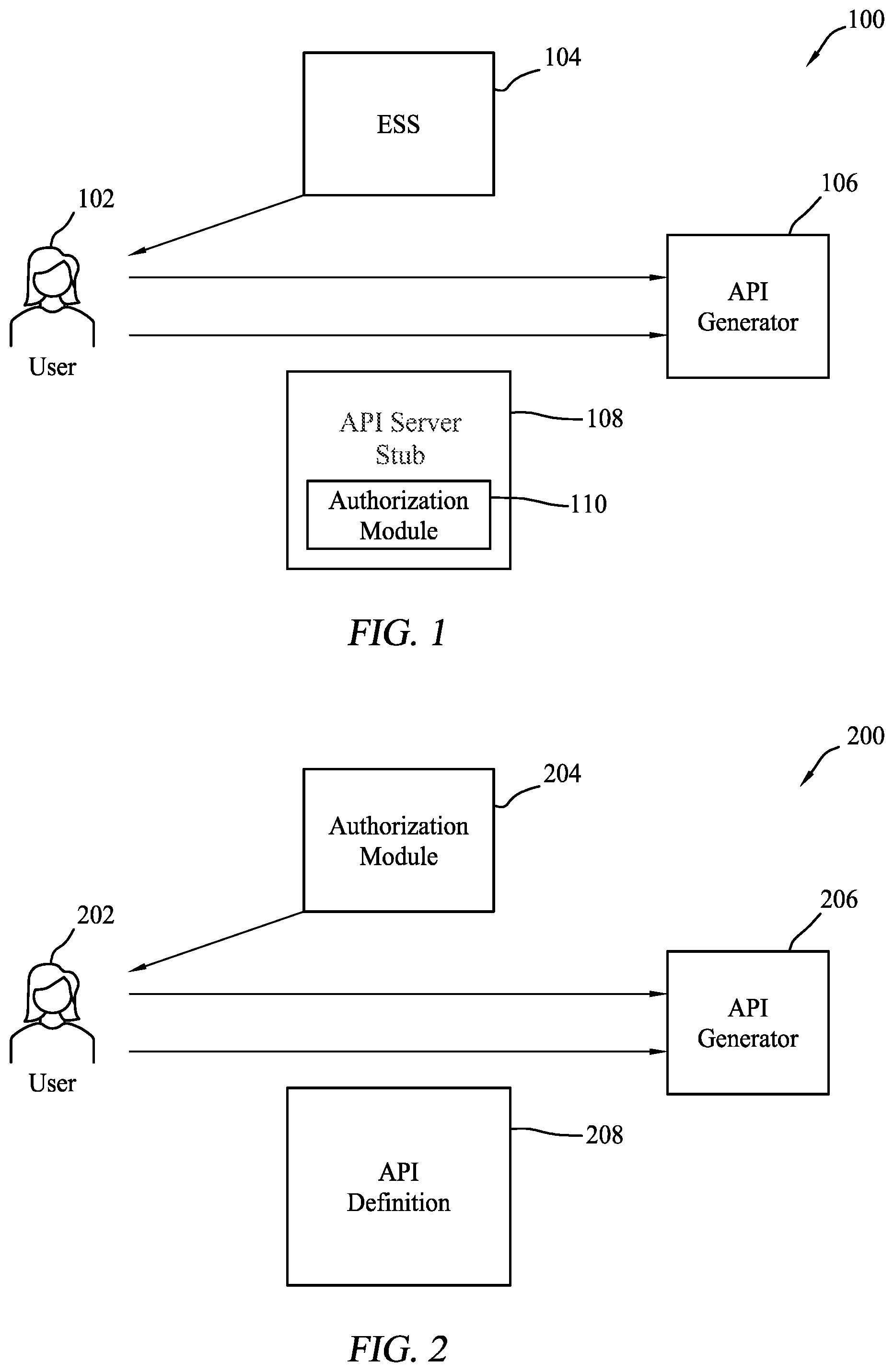 Patent US12348522 — Extended security scheme for reducing the prevalence of broken object level authorization — Figure 1