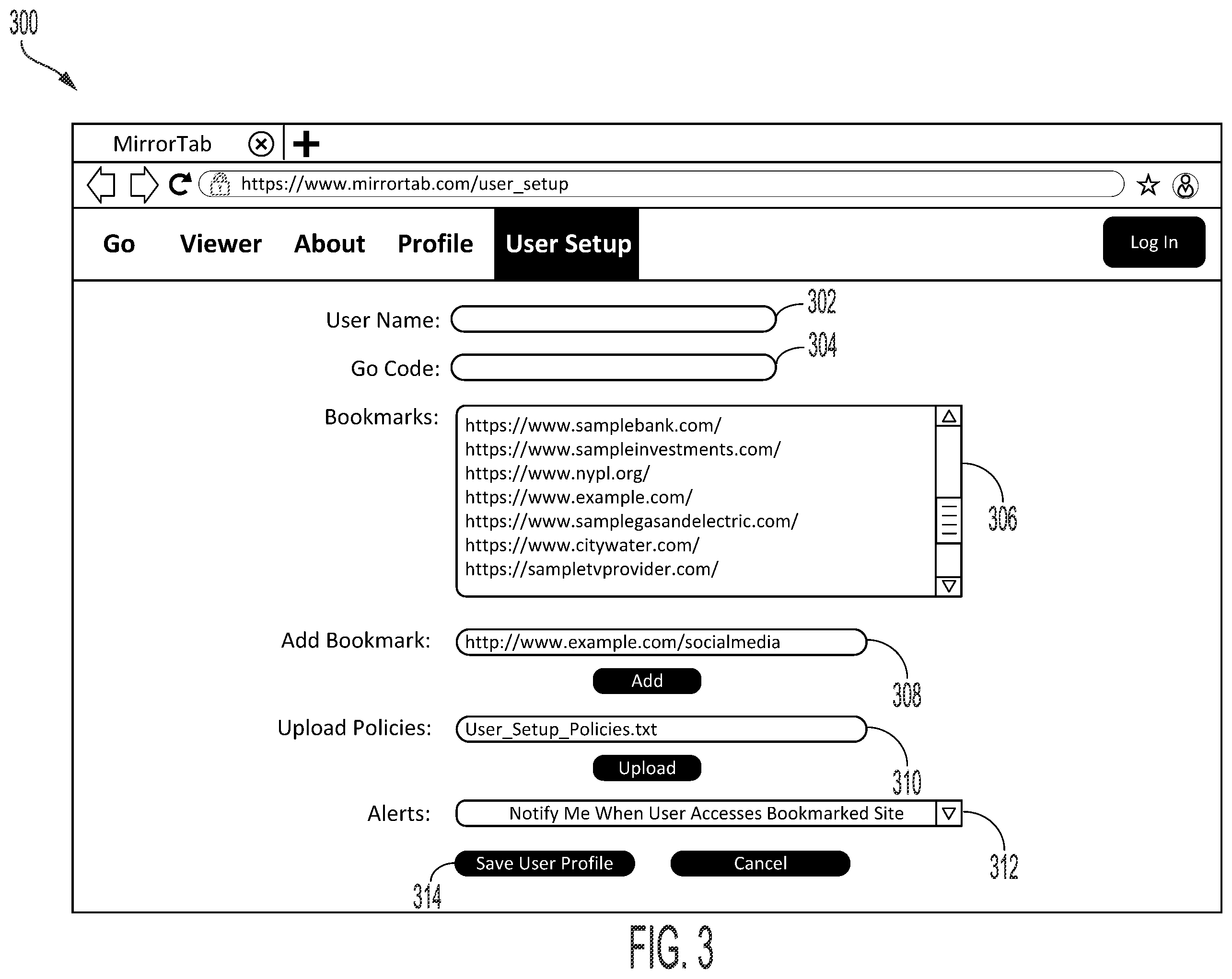 Patent US12348528 Figure 3 – Virtual browser application systems and methods