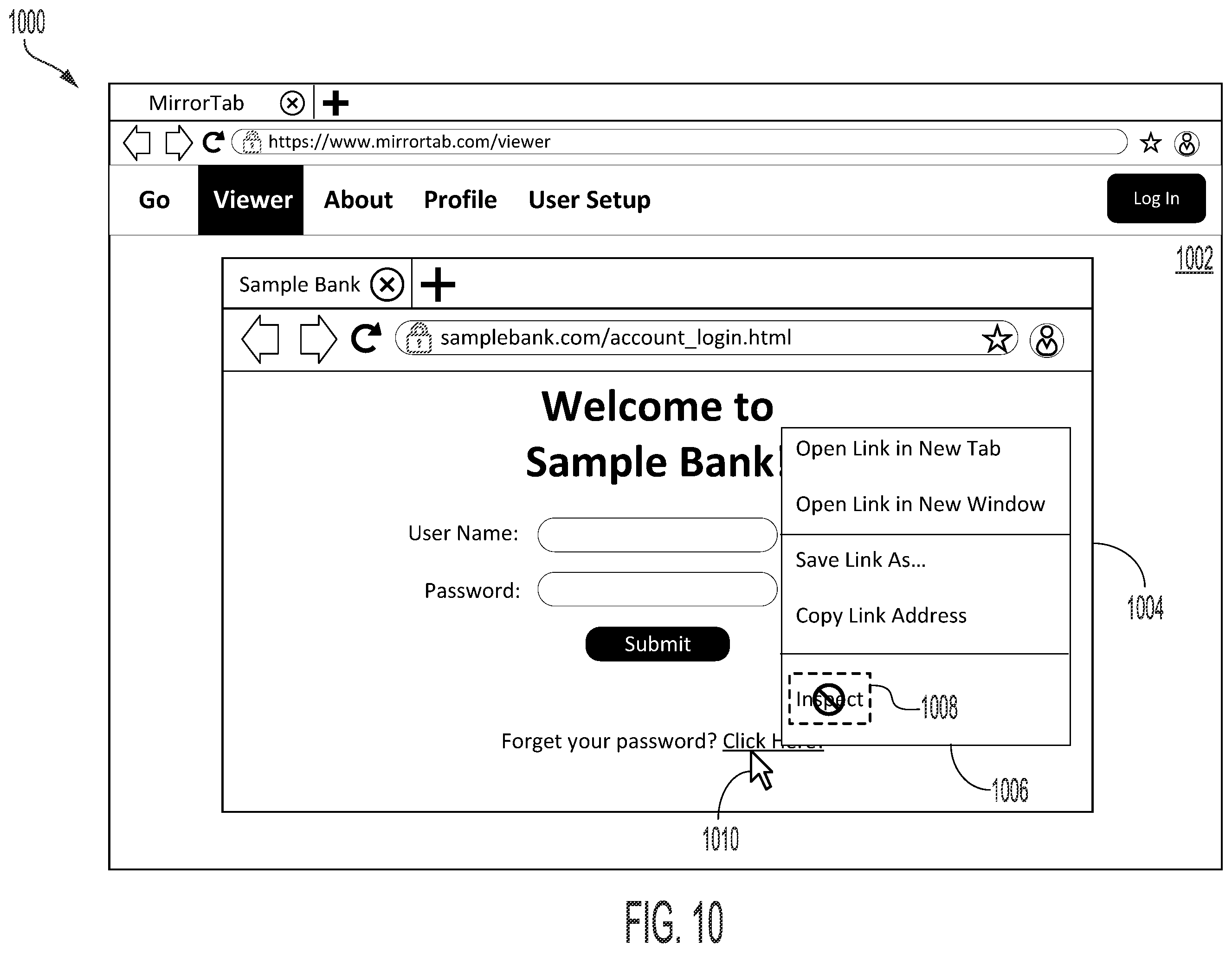 Patent US12348528 Figure 11 – Virtual browser application systems and methods