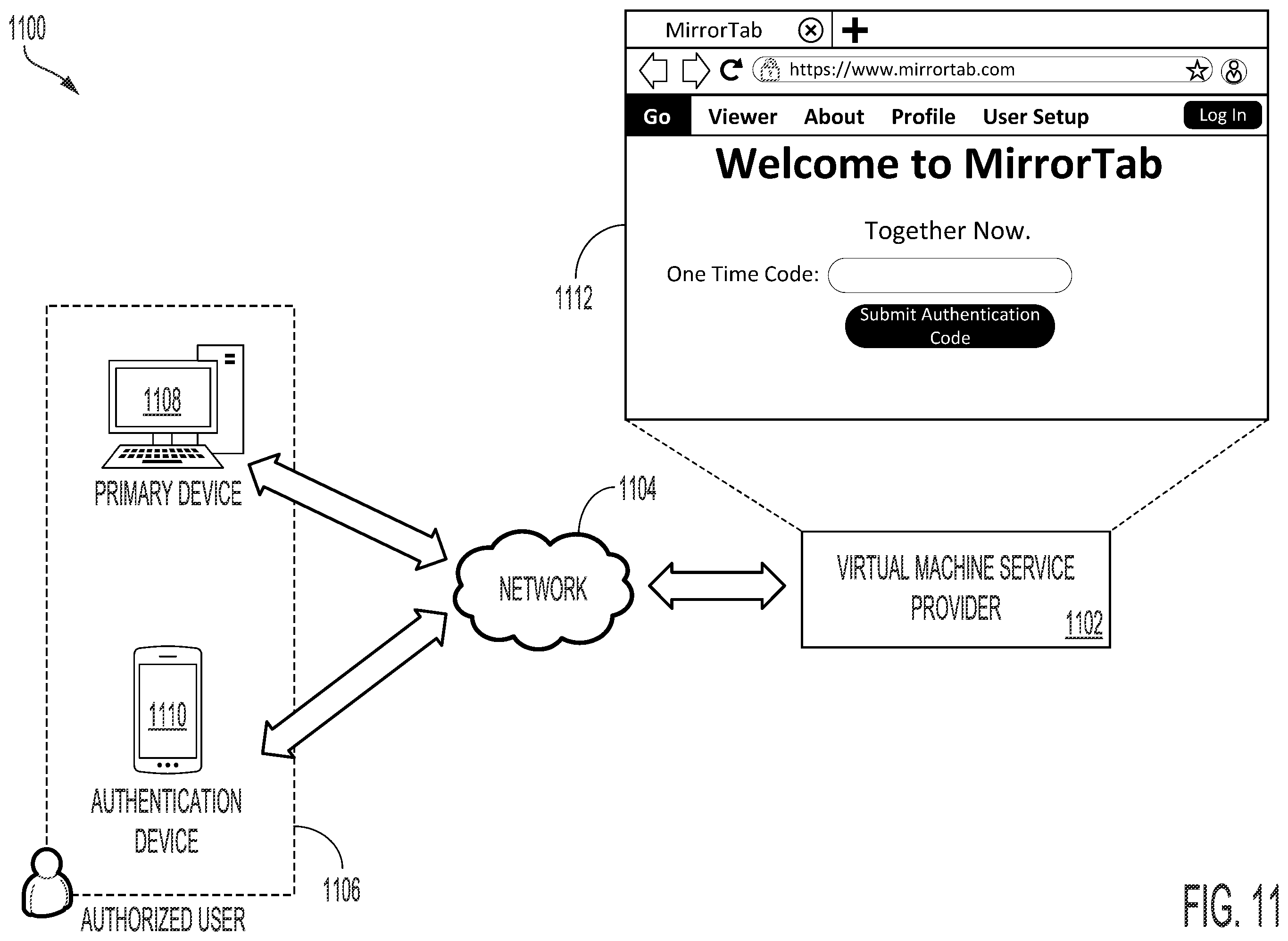 Patent US12348528 Figure 12 – Virtual browser application systems and methods