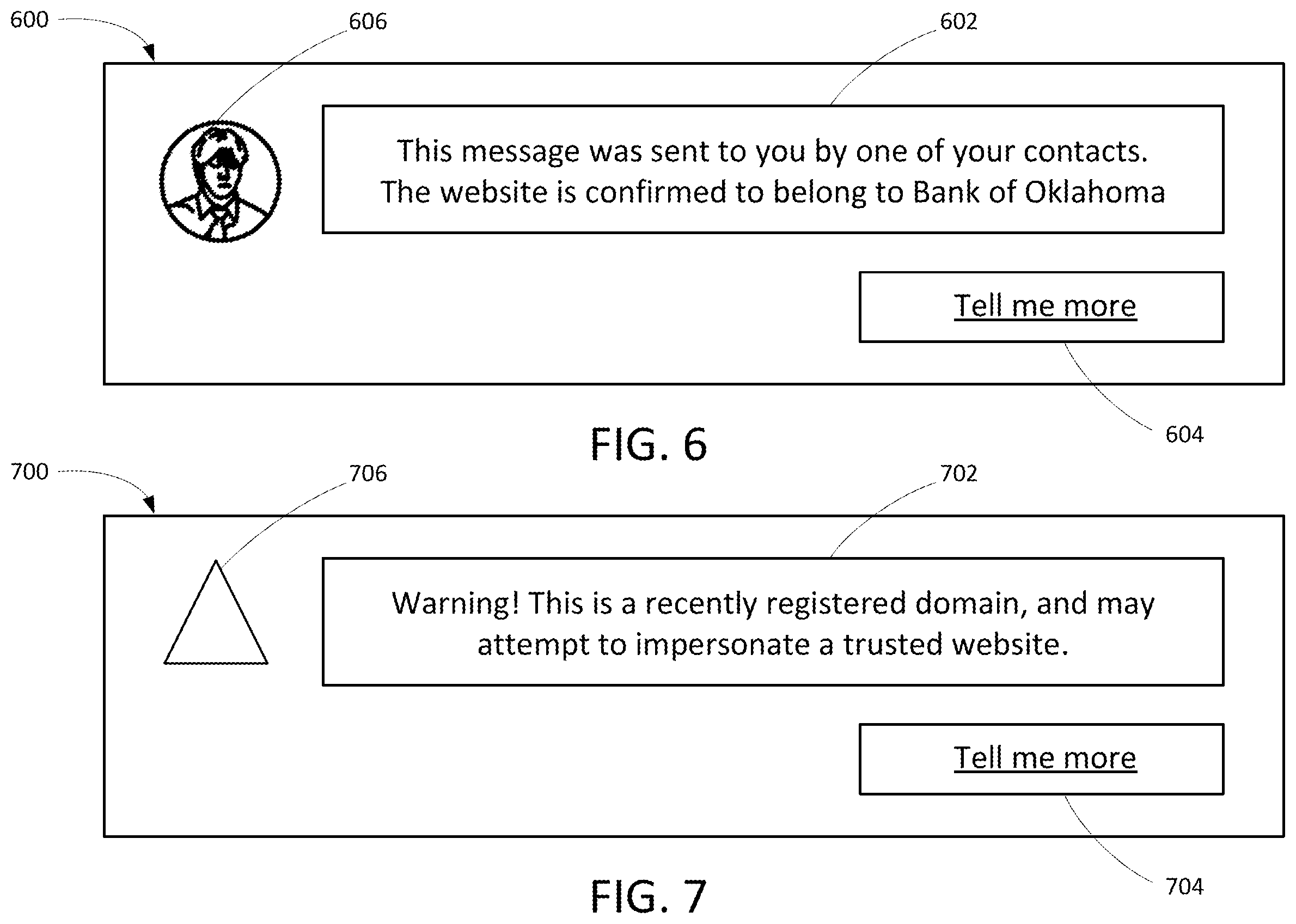 Patent US12348558 Figure 6 – Security status based on hidden information
