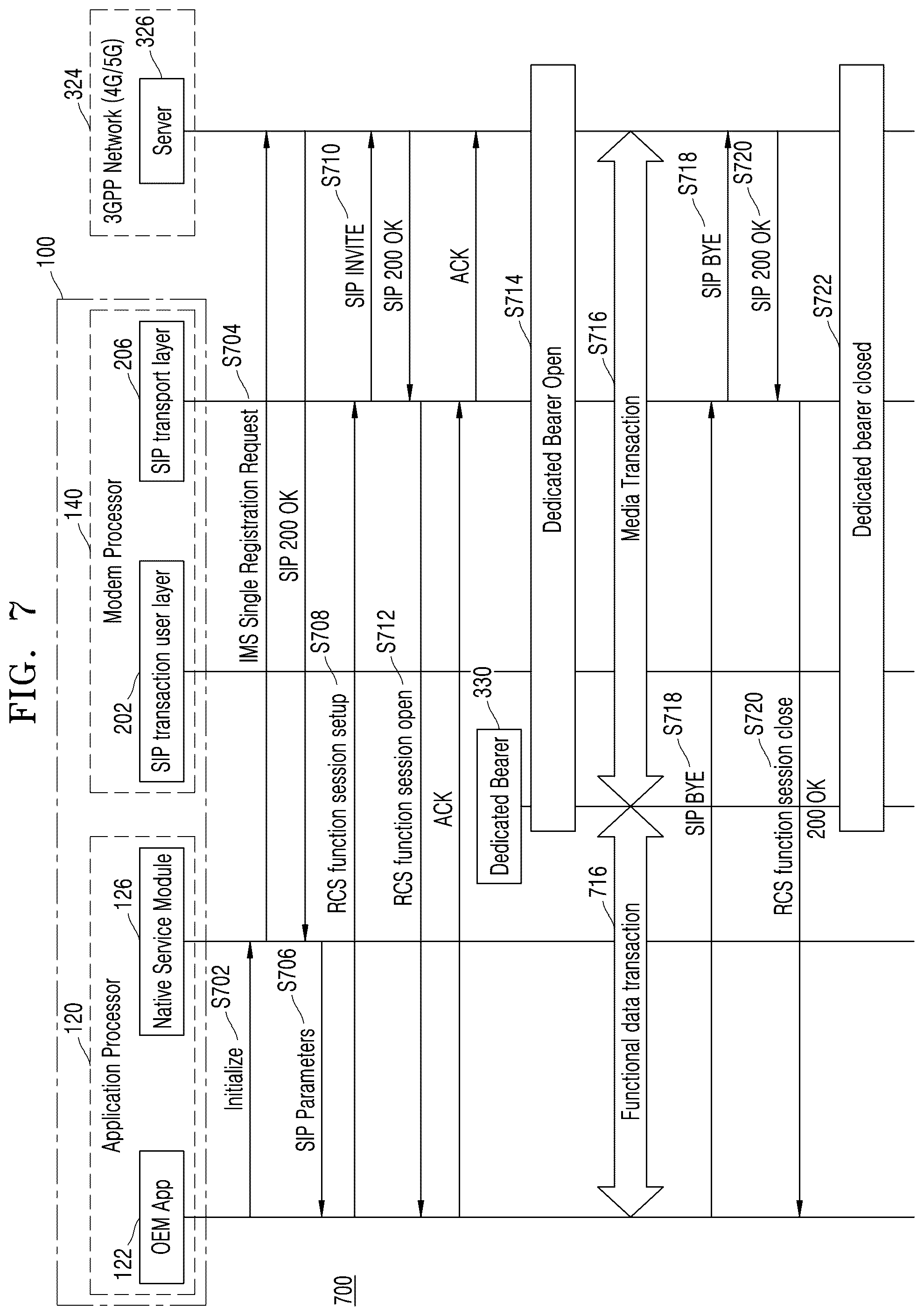 Patent US12348573 Figure 8 – Wireless communication apparatus supporting rich communication suite (RCS) and wireless communication method thereof