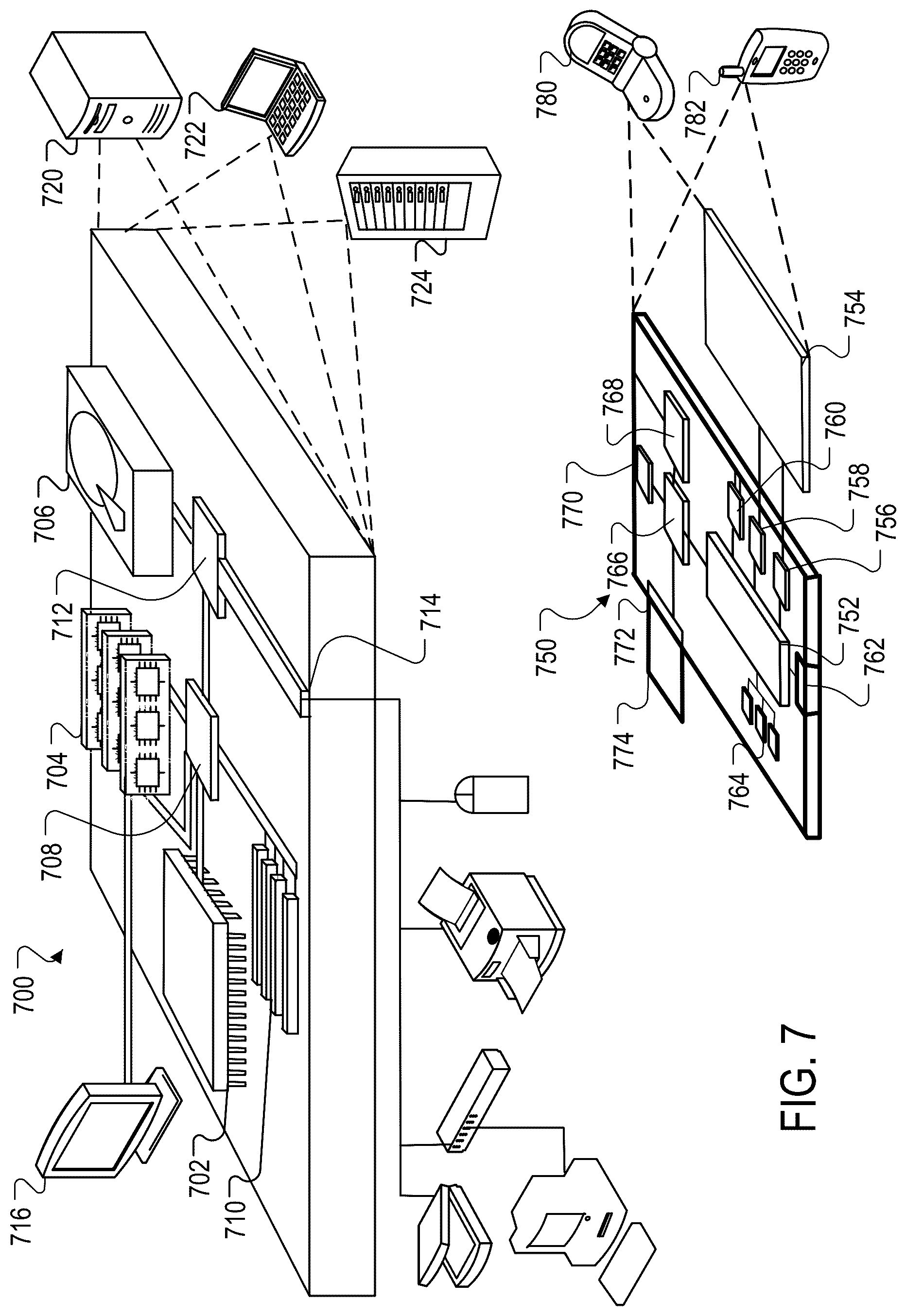 Patent US12348584 Figure 7 – Distributed network security system providing isolation of customer data