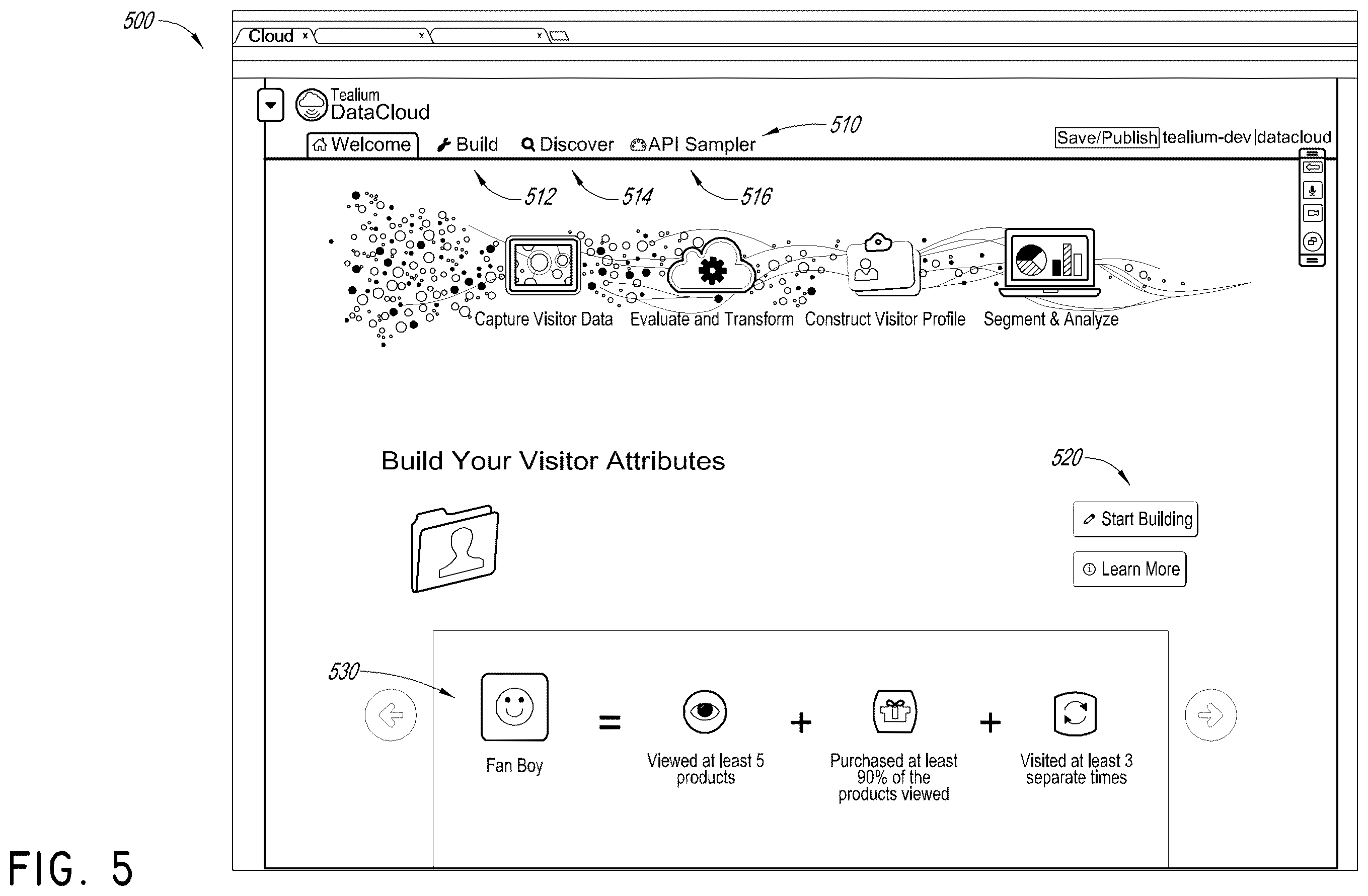 Patent US12348592 Figure 7 – System and method for separating content site visitor profiles