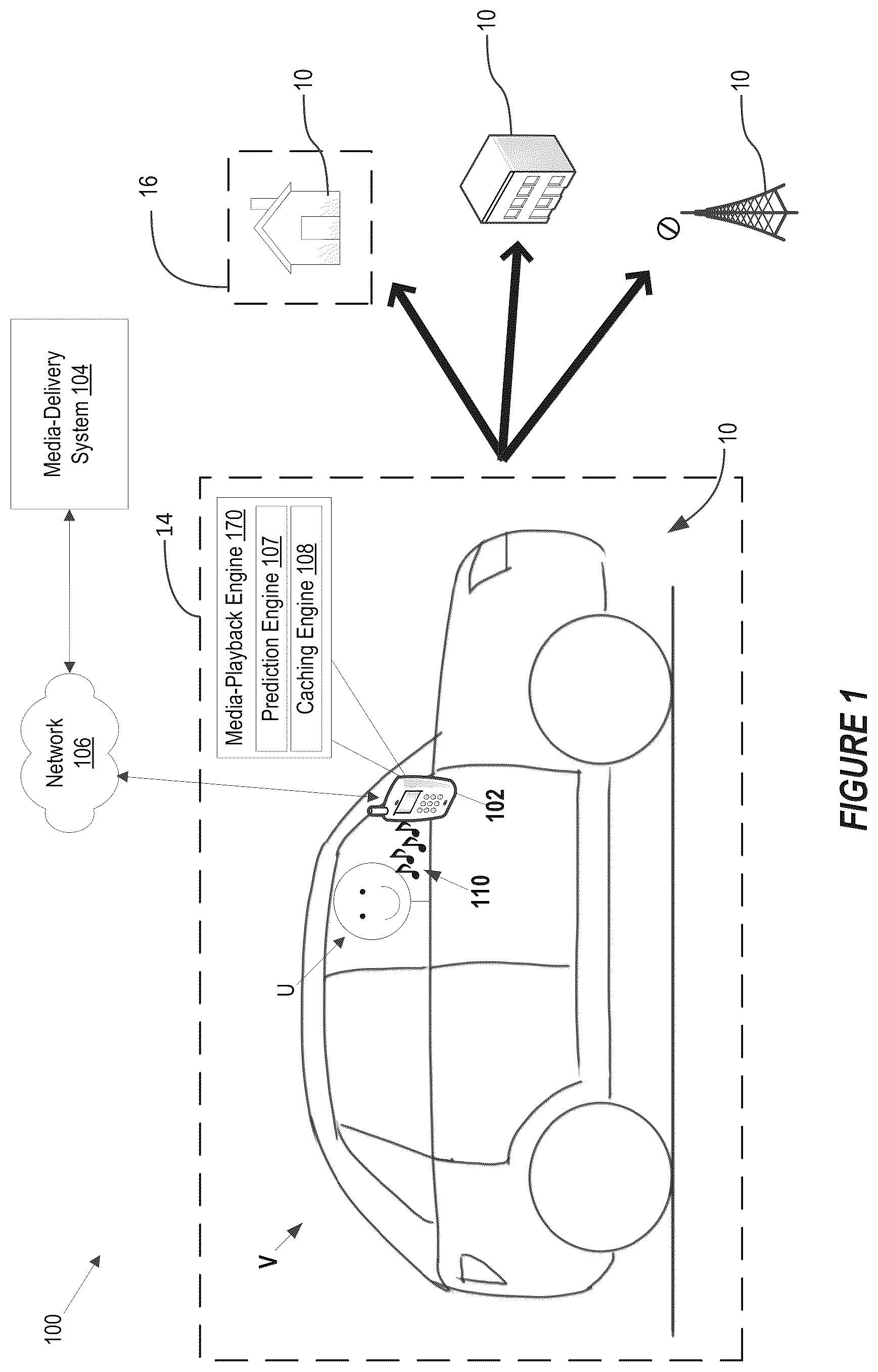 Patent US12348597 Figure 1 – Predictive caching