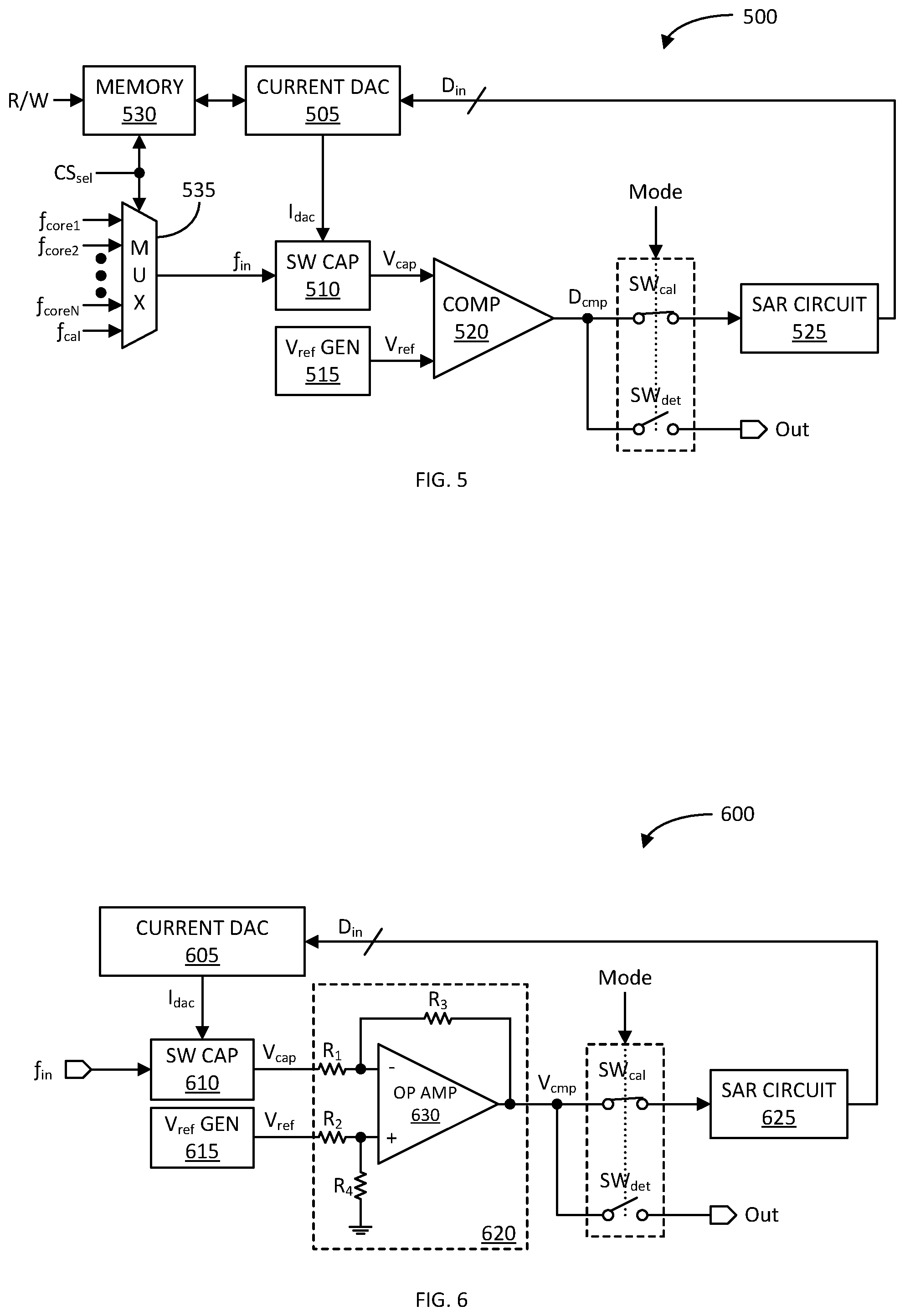 Patent US12348606 Figure 3 – Clock frequency deviation detector with closed-loop calibration