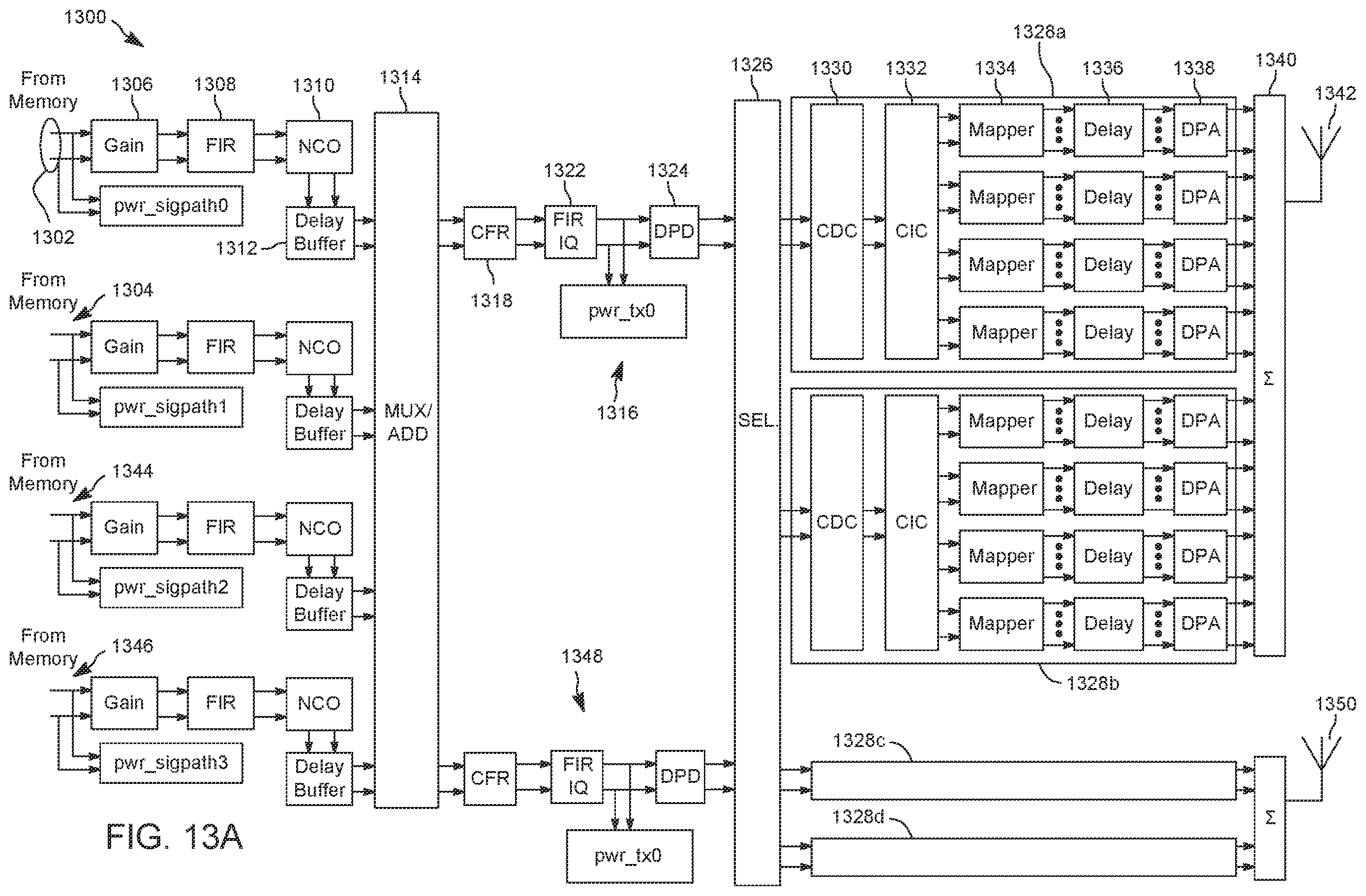 Patent US12348607 Figure 14 – Integrated circuit transceiver array synchronization