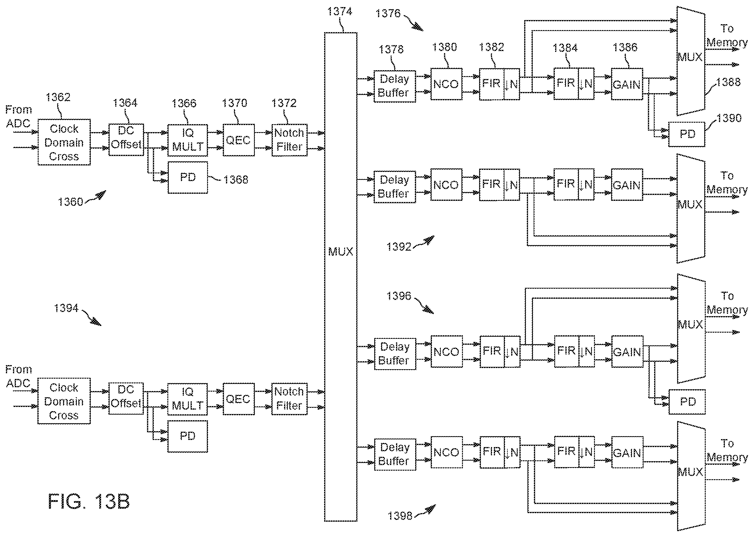 Patent US12348607 Figure 15 – Integrated circuit transceiver array synchronization