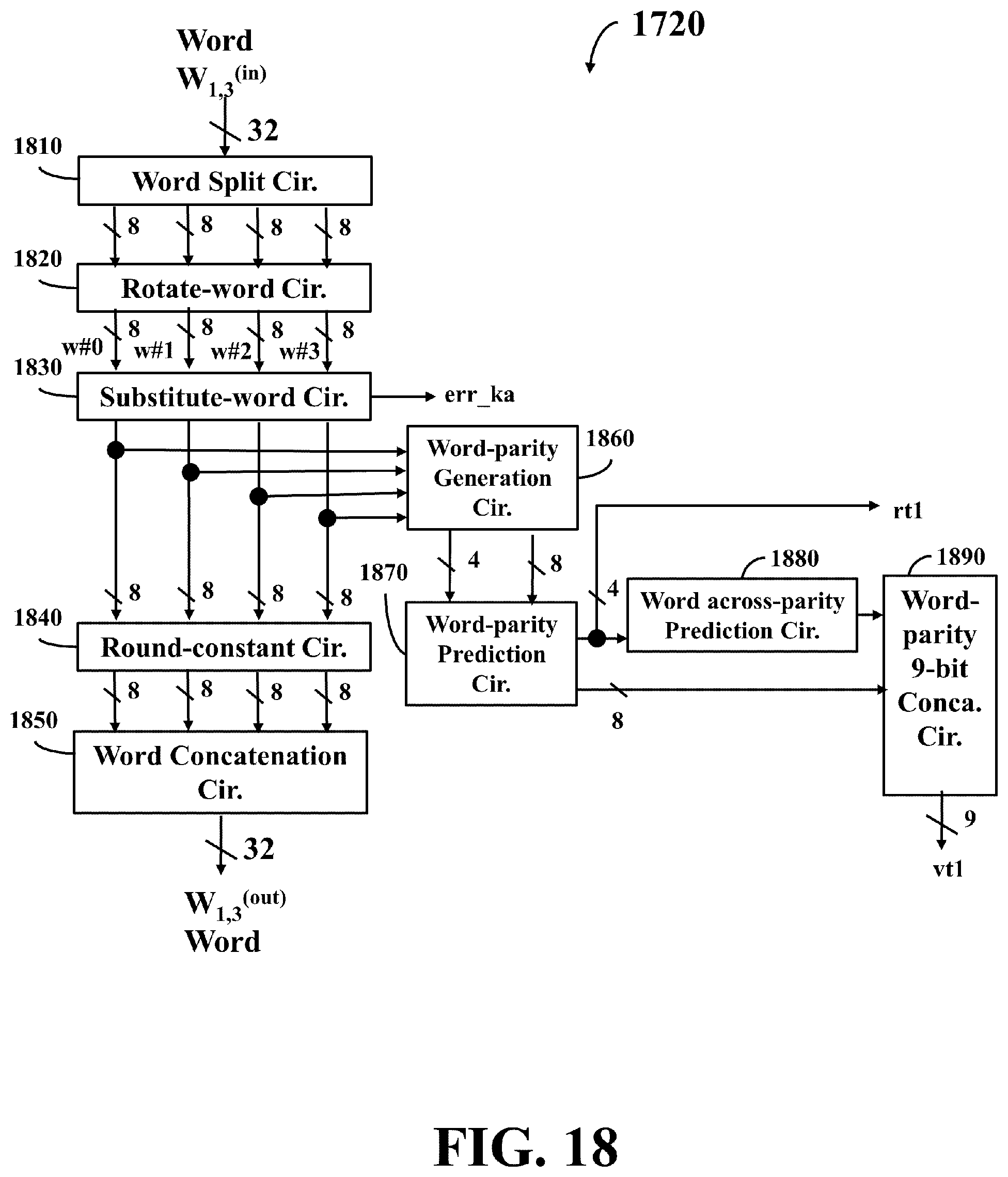 Patent US12348630 Figure 18 – Apparatus and method for detecting errors during data encryption