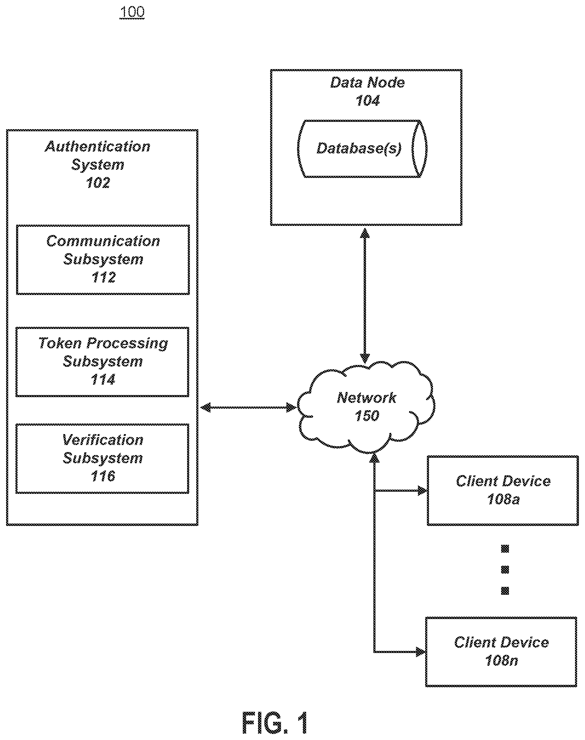Patent US12348638 — Using cryptographic tokens and gaze detection for authentication — Figure 1