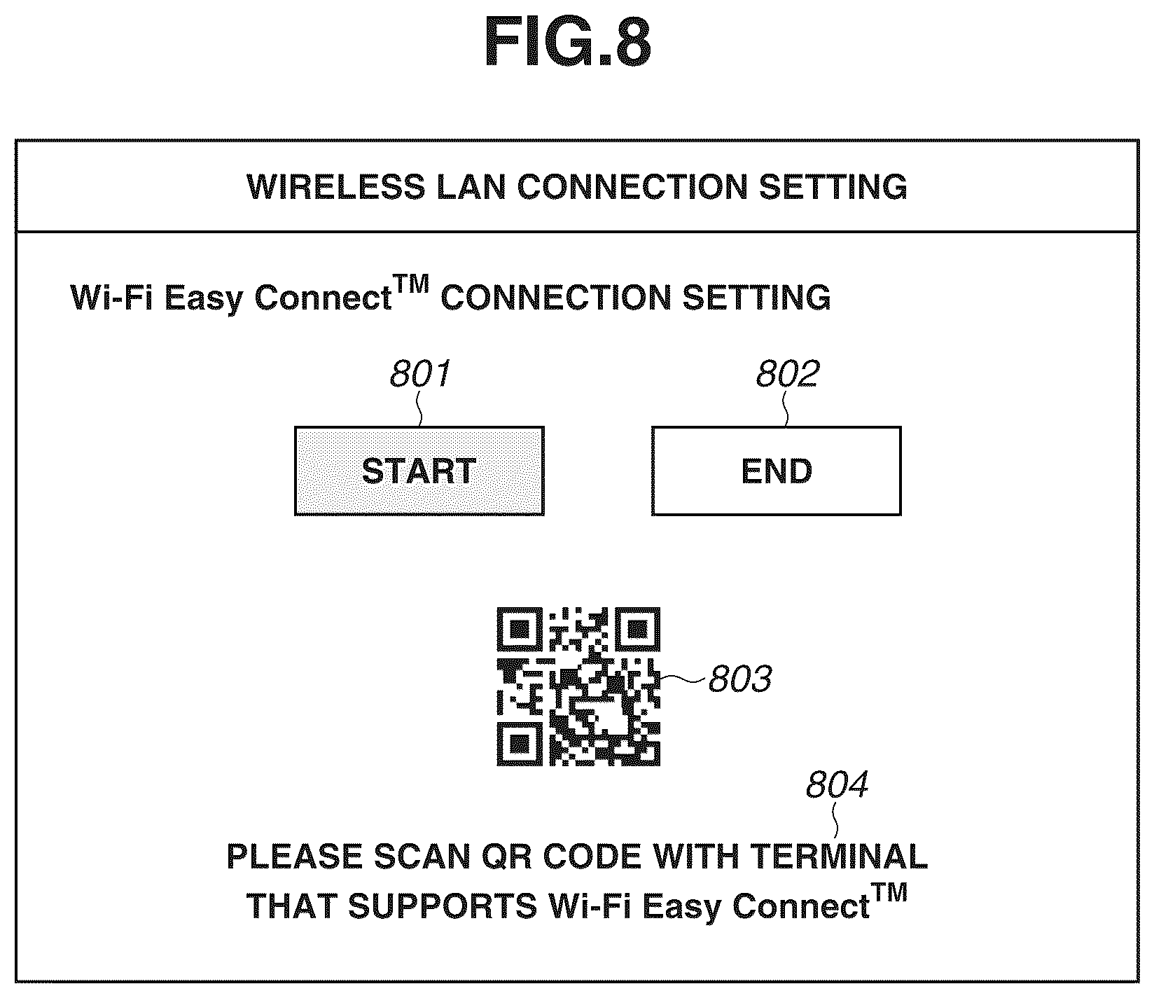 Patent US12348639 Figure 8 – Communication apparatus, method for controlling communication apparatus, and storage medium