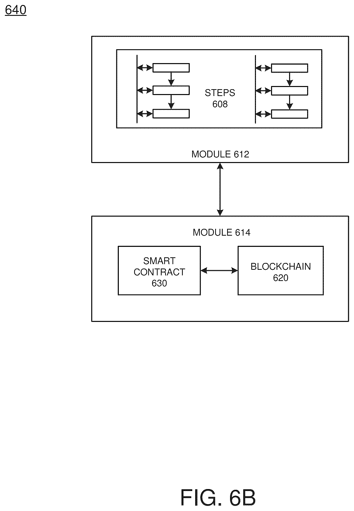 Patent US12348642 Figure 13 – Token-based identity validation via blockchain
