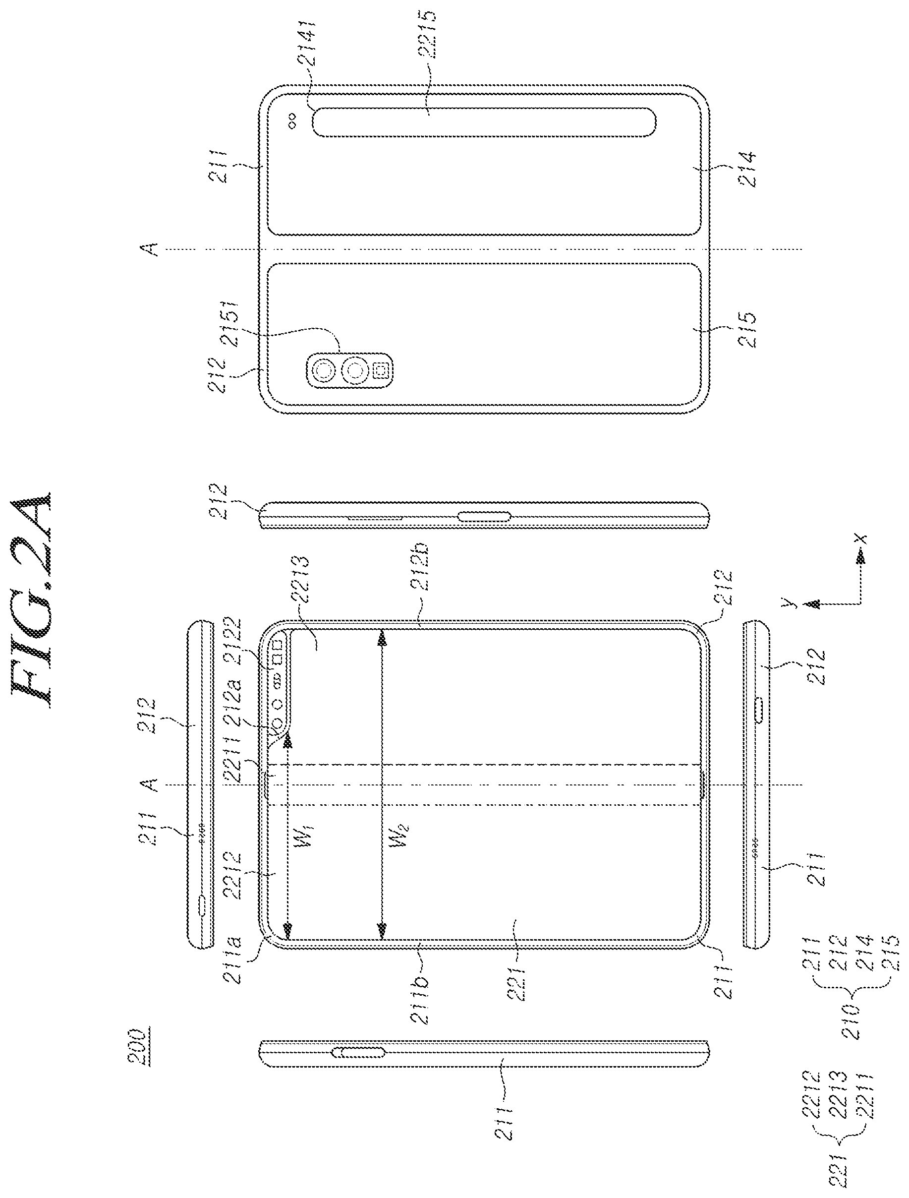 Patent US12348656 Figure 2 – Electronic device having flexible display module