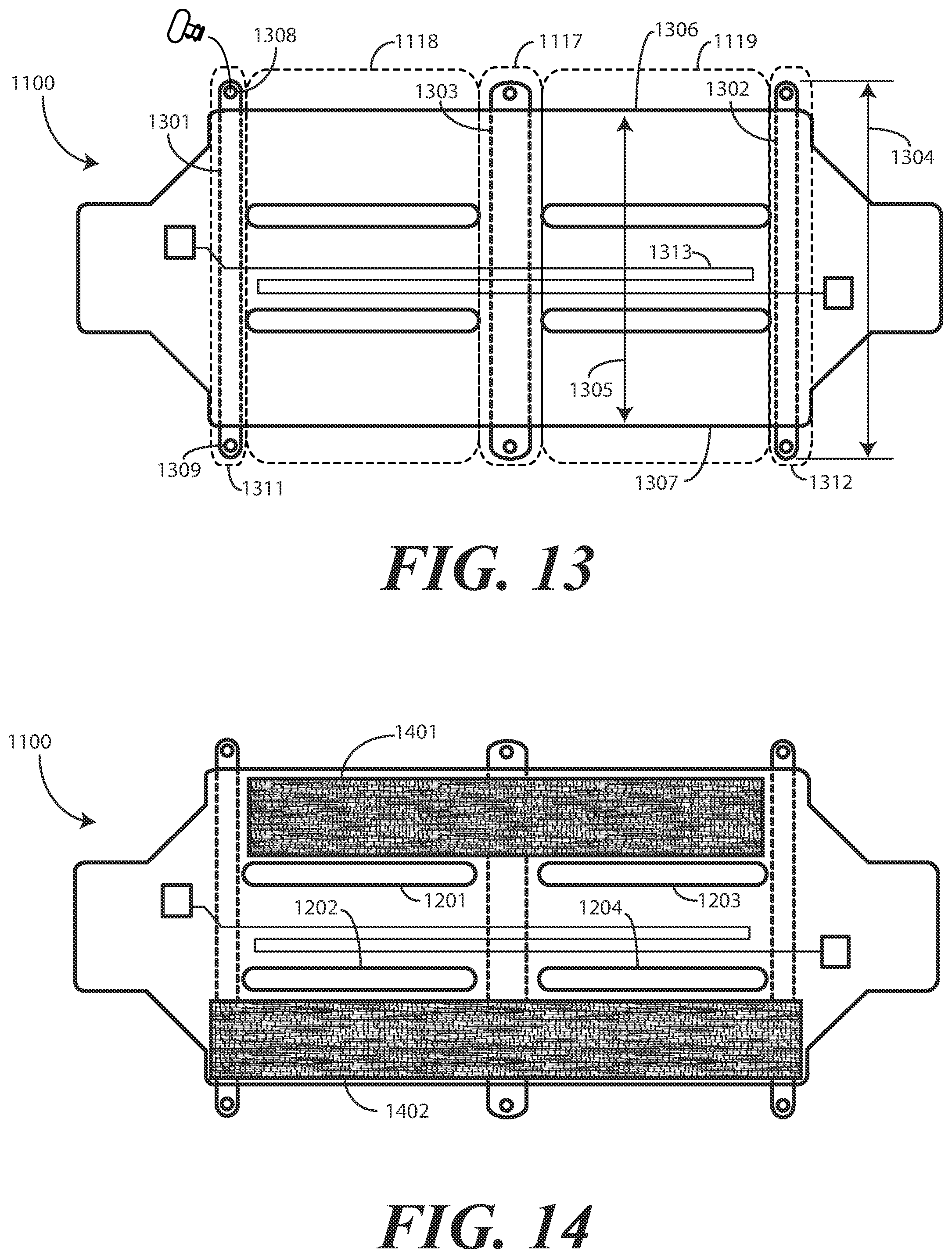 Patent US12348657 Figure 9 – Hinged electronic device with flexible substrate having dynamic regions defining one or more apertures