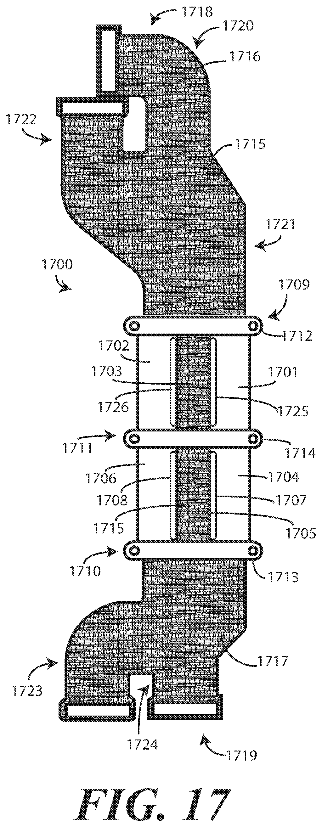 Patent US12348657 Figure 12 – Hinged electronic device with flexible substrate having dynamic regions defining one or more apertures