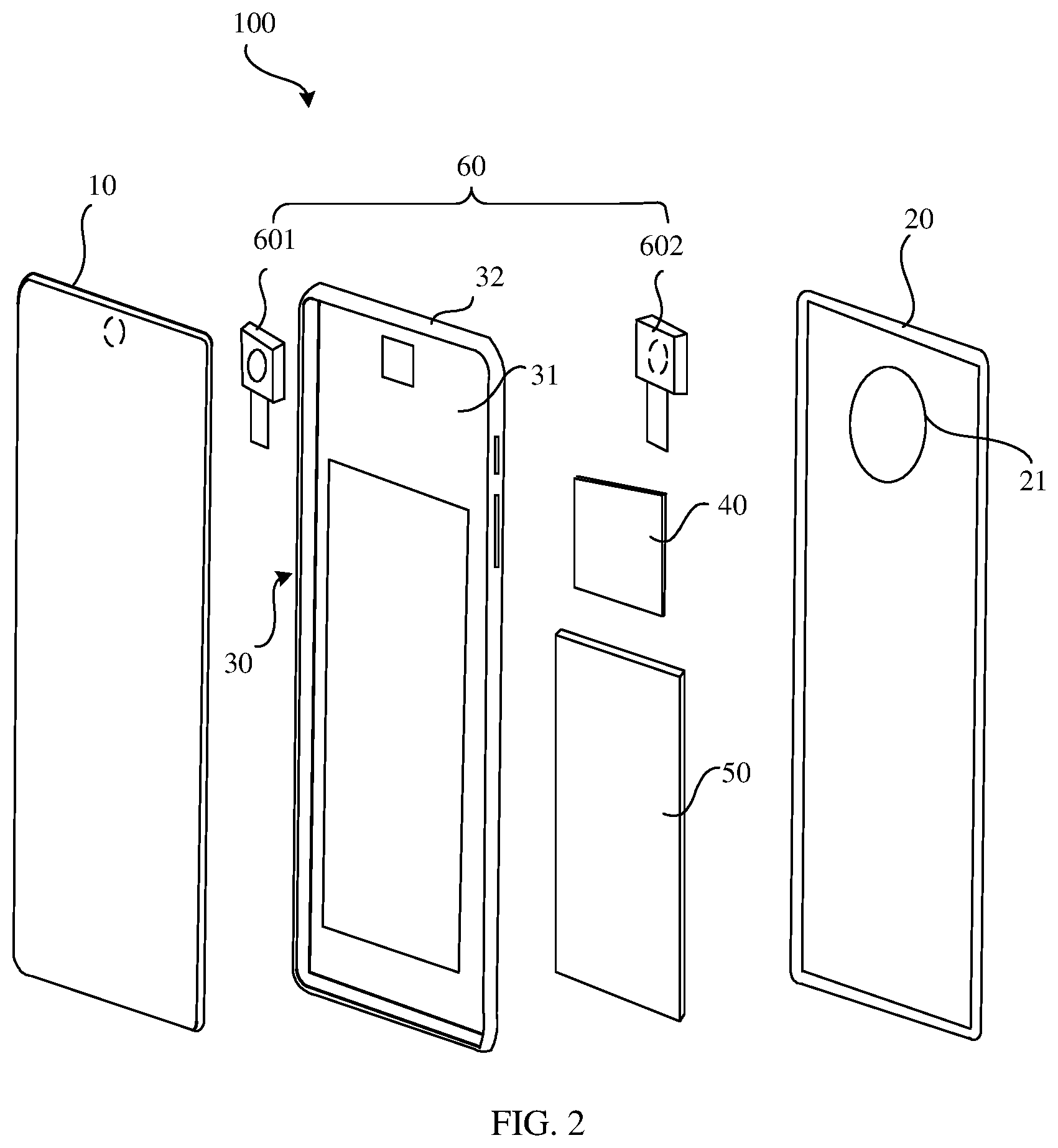 Patent US12348658 Figure 2 – Electronic device