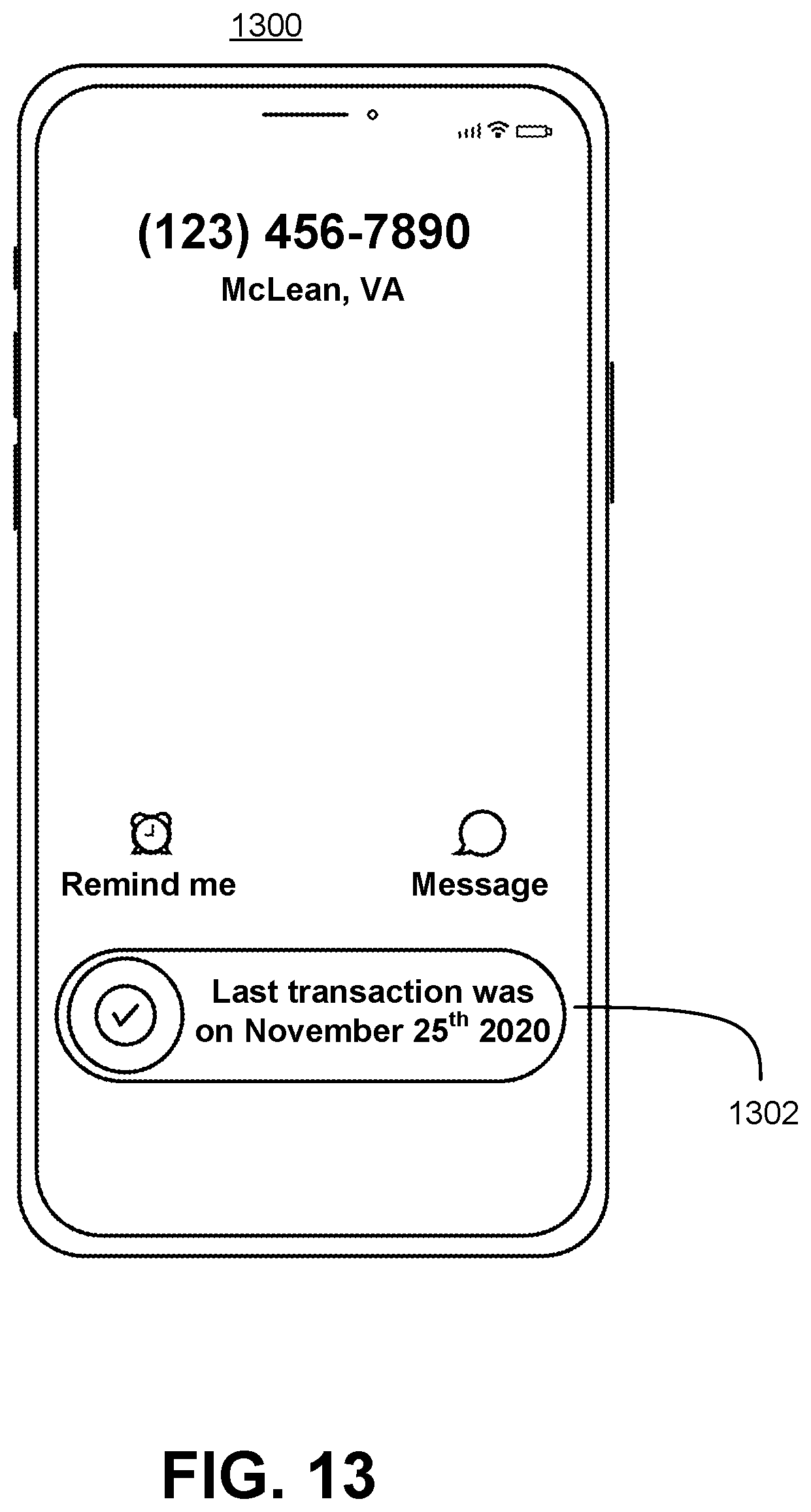 Patent US12348660 Figure 13 – Generating a screening interface for communications
