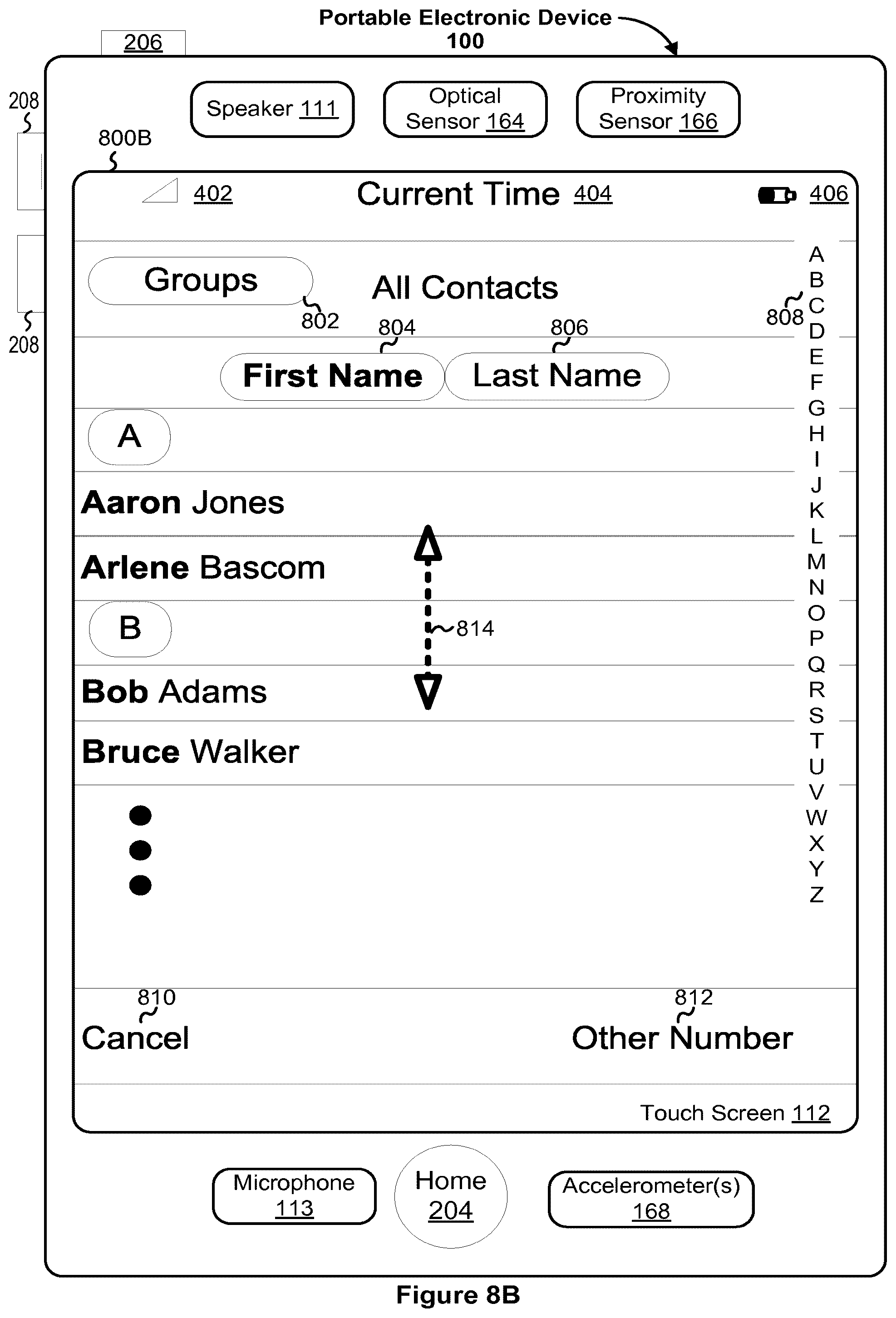 Patent US12348663 Figure 20 – Portable electronic device with conversation management for incoming instant messages