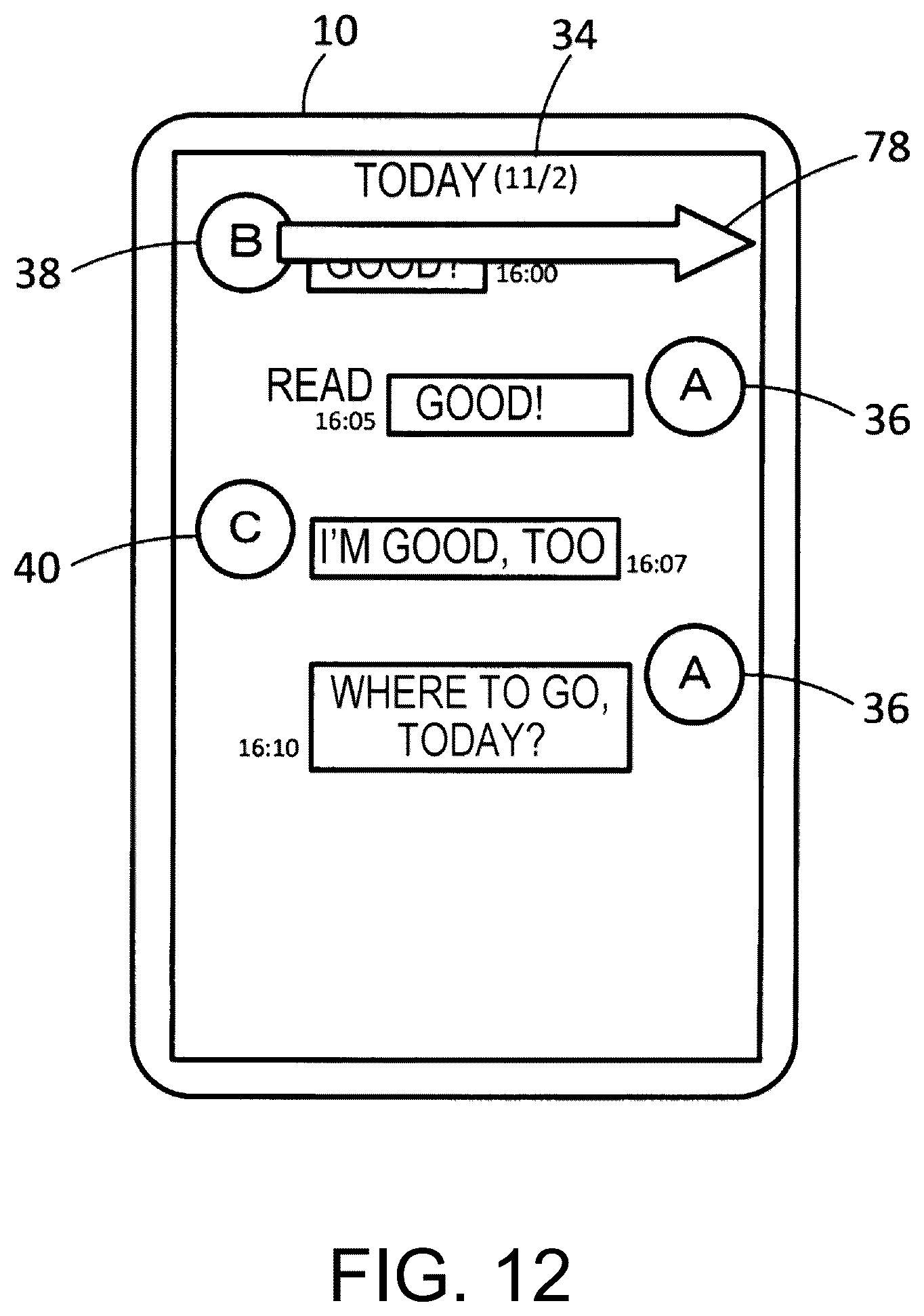 Patent US12348664 Figure 11 – Information processing apparatus, method and non-transitory computer readable medium