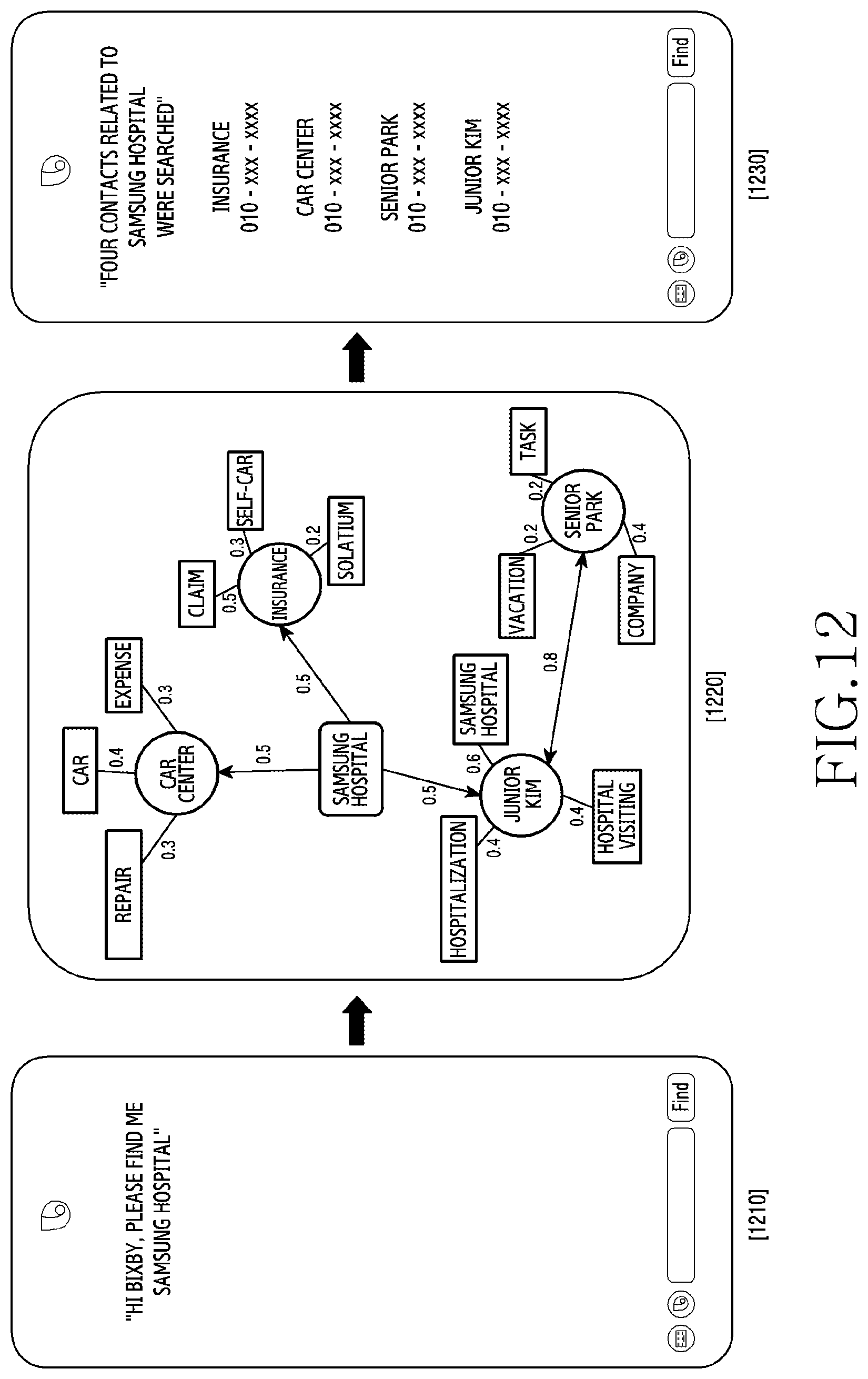 Patent US12348669 Figure 18 – Electronic device and method for managing contacts thereof