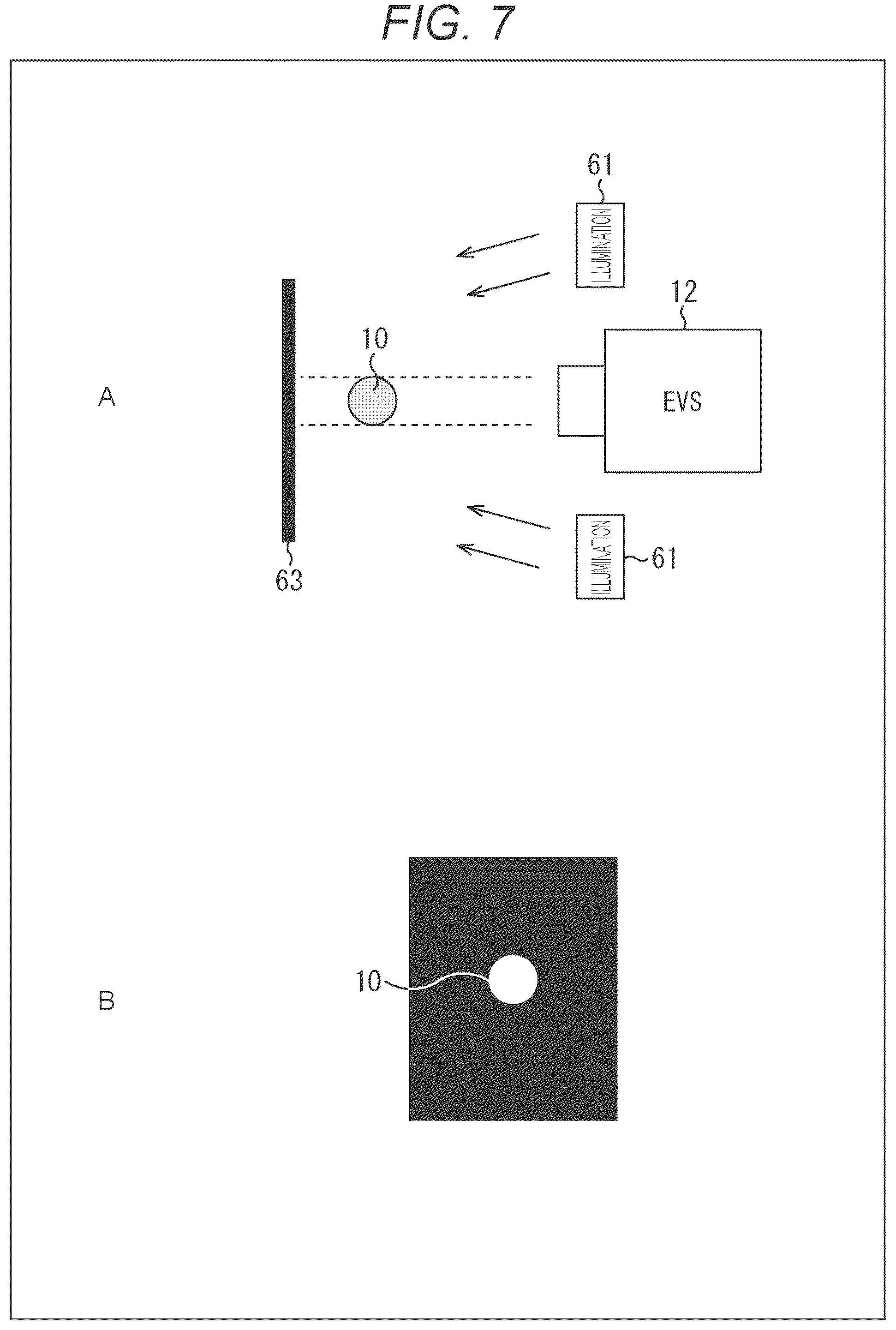 Patent US12348680 Figure 7 – Information processing apparatus and information processing system for detecting an injected droplet