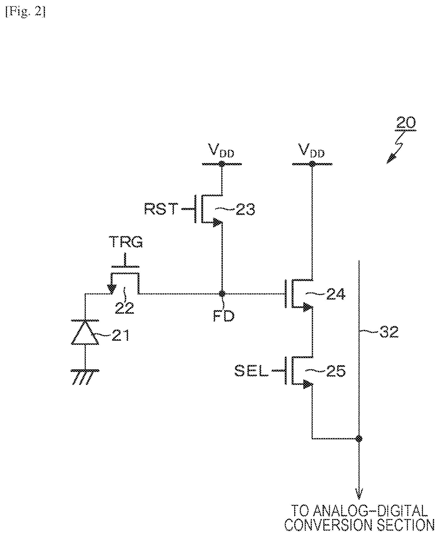 Patent US12348682 Figure 2 – Image capturing device and electronic apparatus
