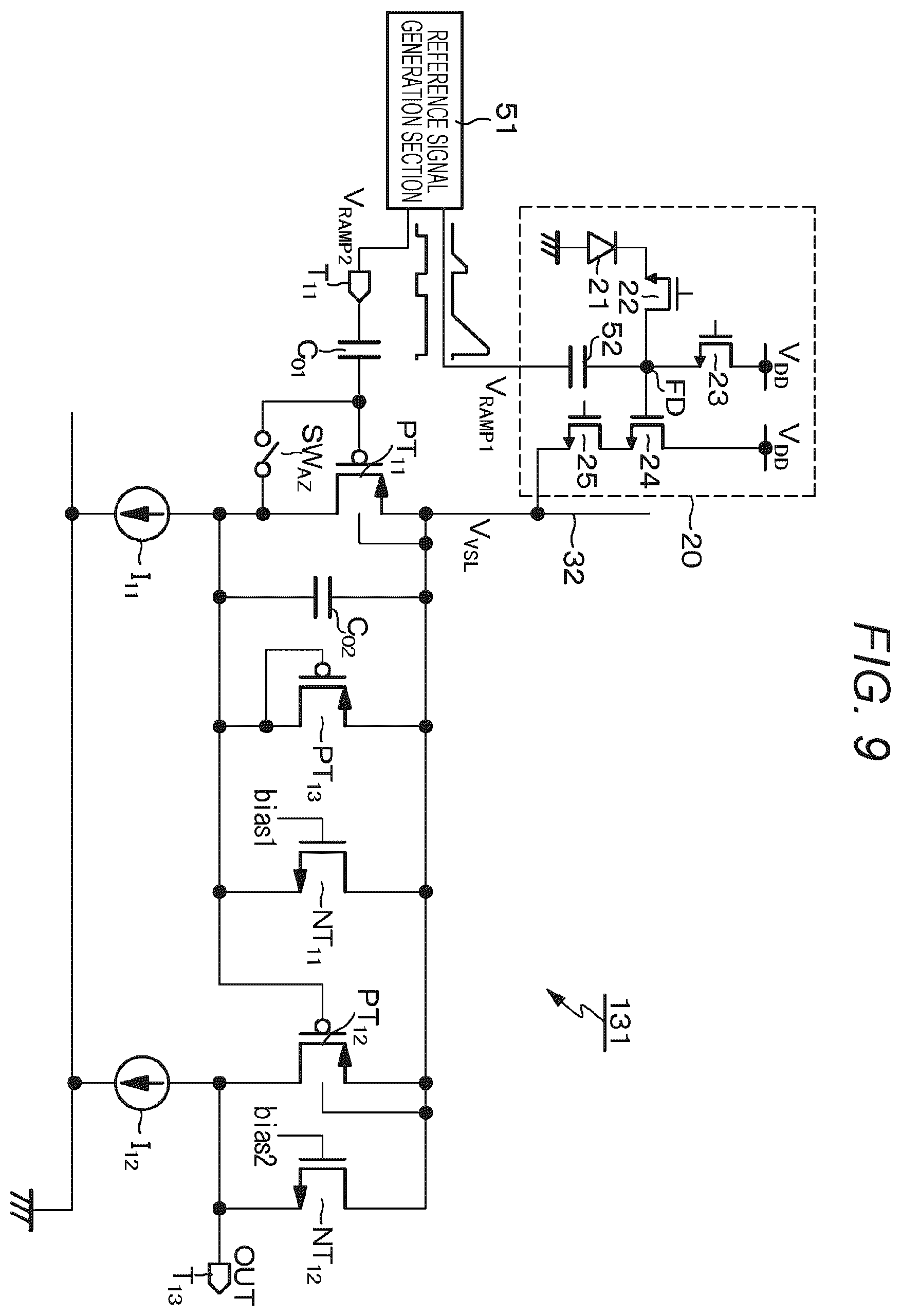Patent US12348682 Figure 9 – Image capturing device and electronic apparatus