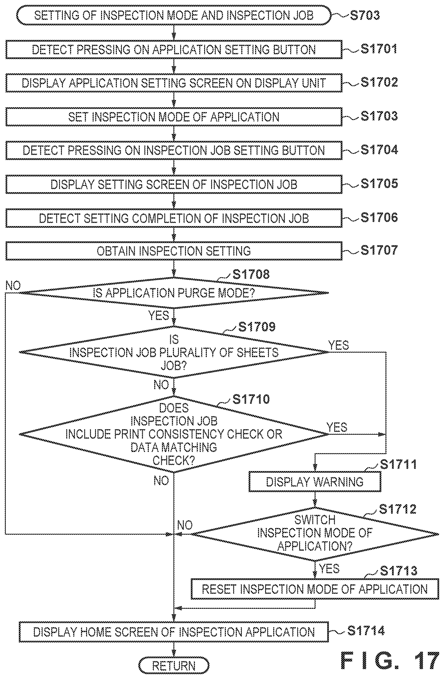 Patent US12348684 Figure 18 – Inspection apparatus, method of controlling the same, and storage medium