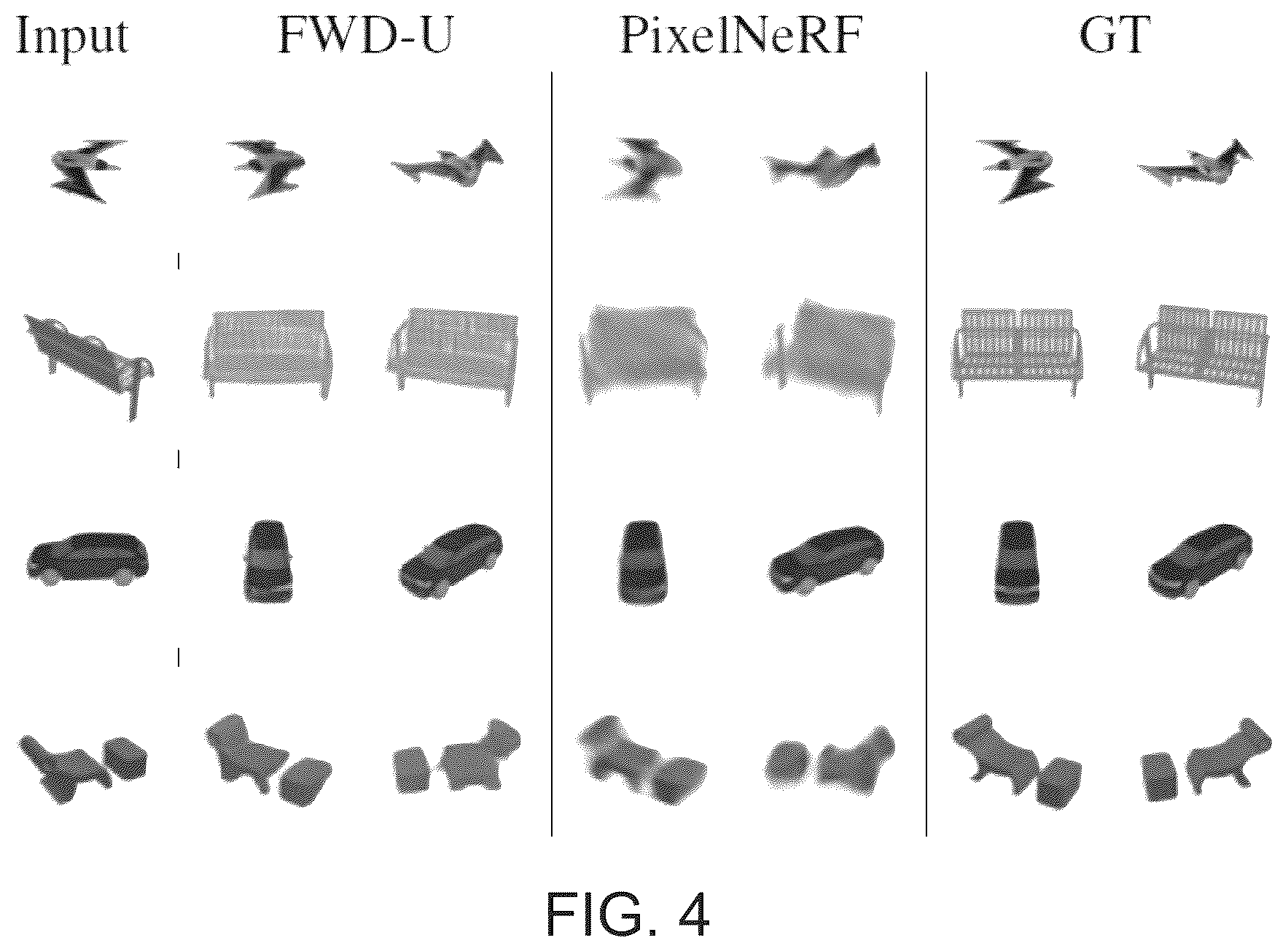 Patent US12348700 Figure 4 – Real-time novel view synthesis with forward warping and depth