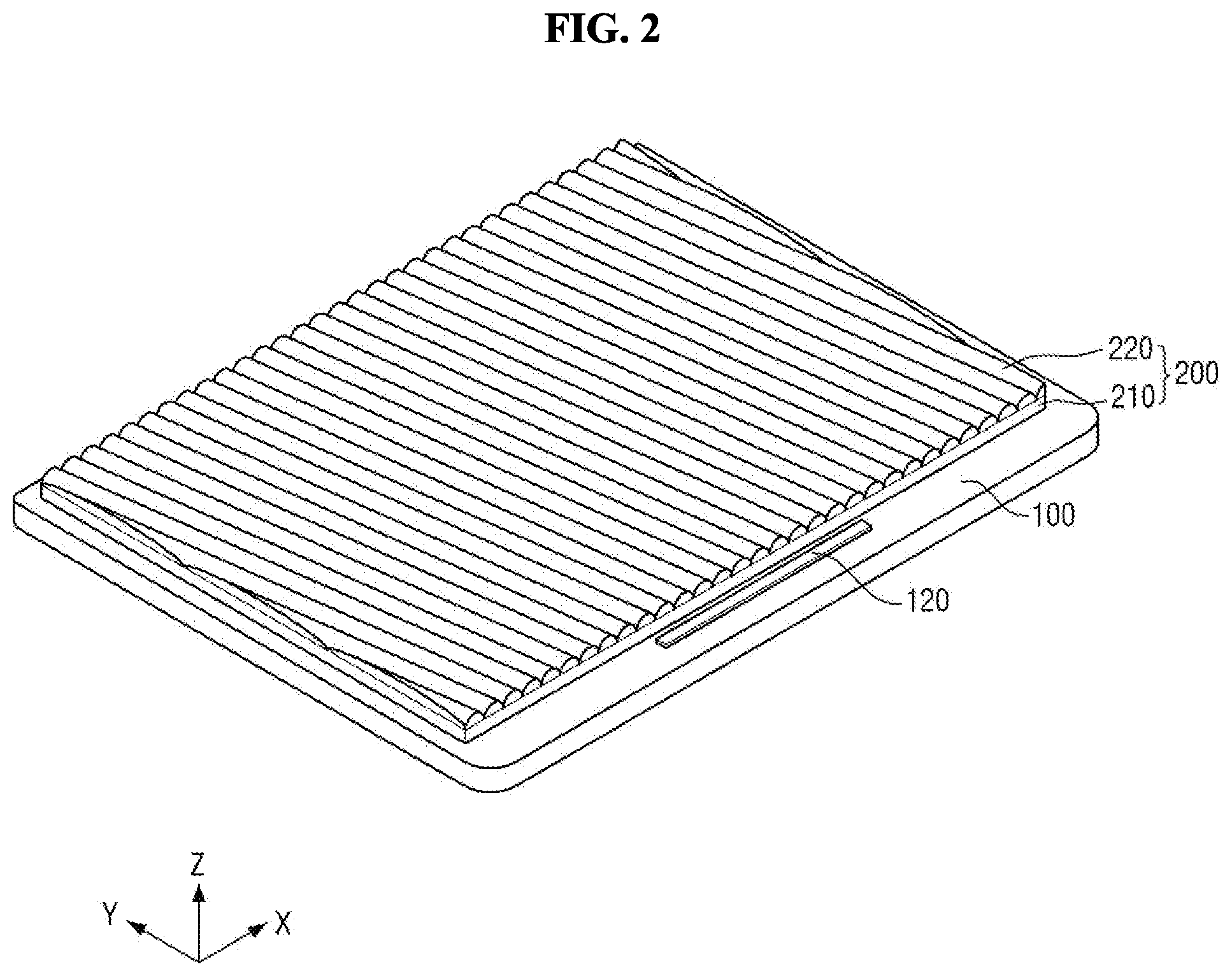 Patent US12348701 Figure 2 – Display device and panel bonding system comprising the same