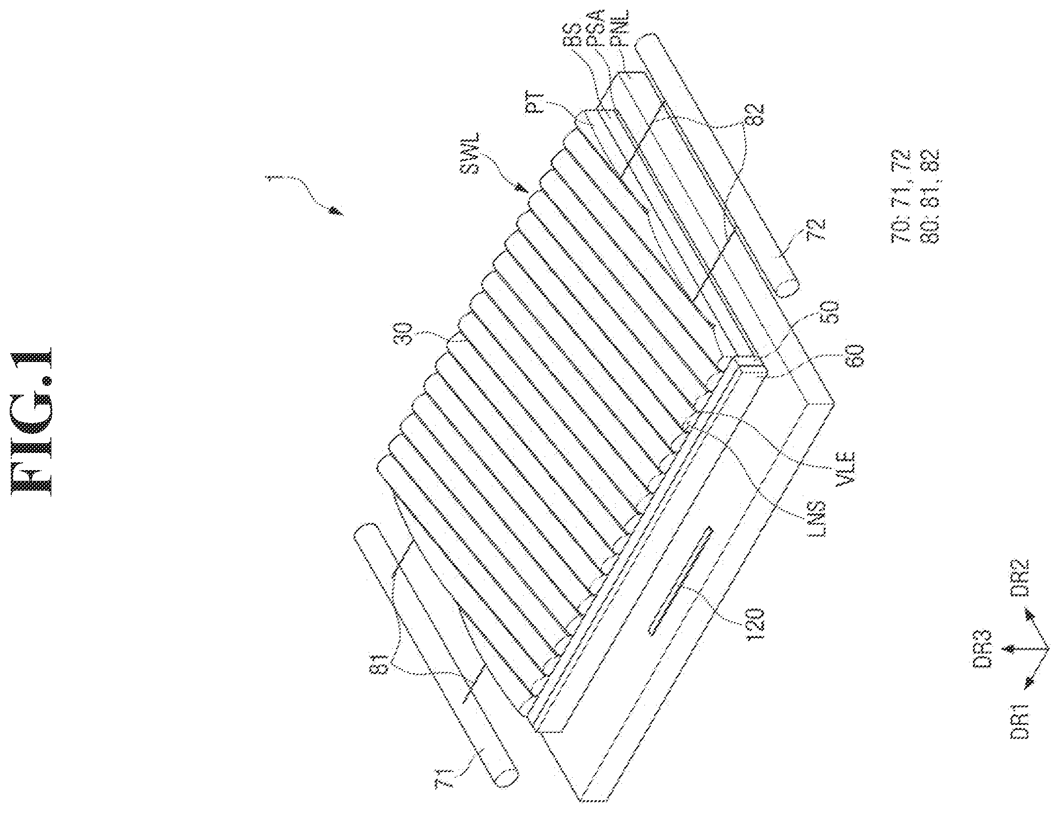 Patent US12348703 Figure 1 – Display device including switchable lens layer and resin for displaying a three-dimensional (3D) image and a two-dimensional (2D) image