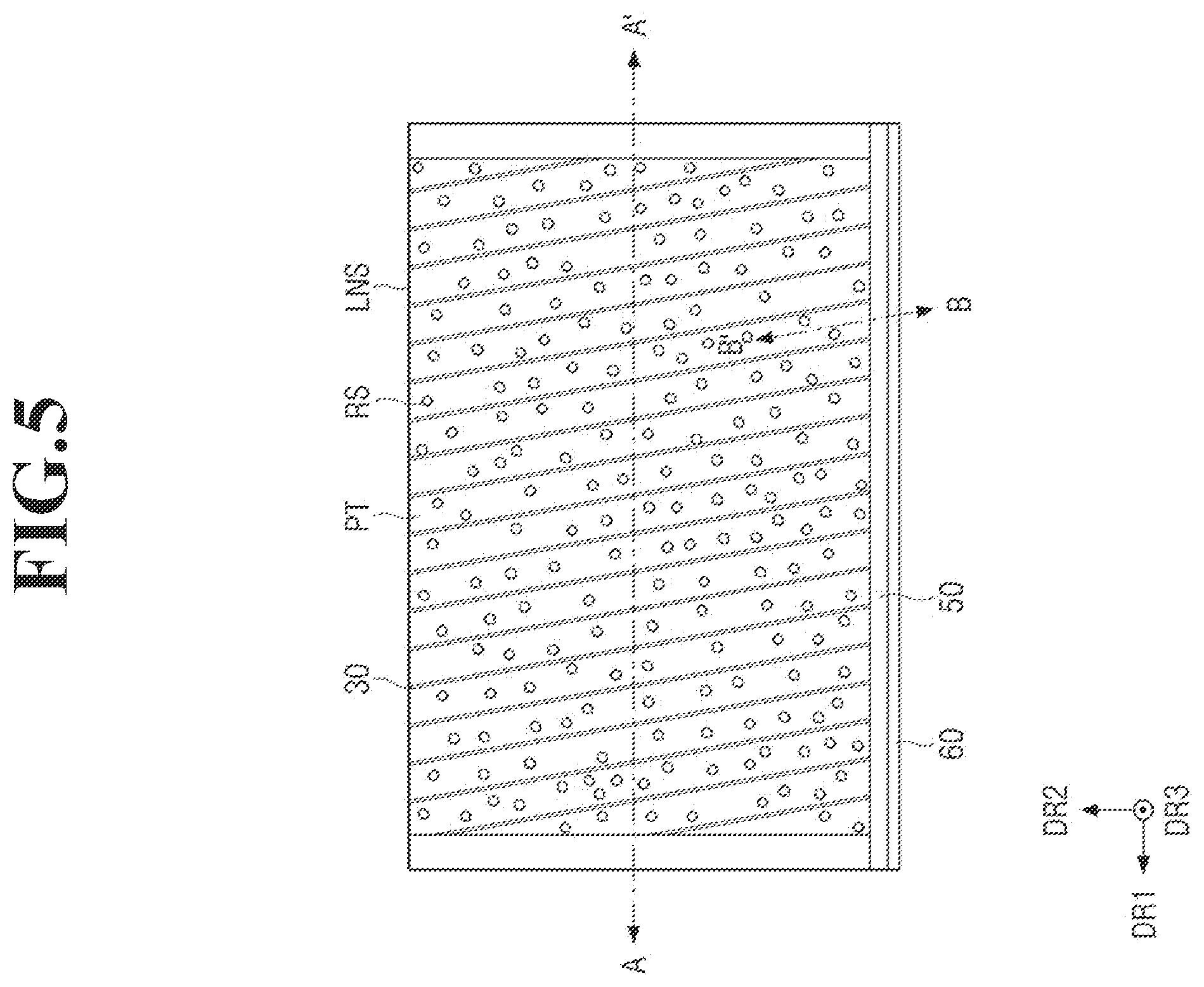 Patent US12348703 Figure 5 – Display device including switchable lens layer and resin for displaying a three-dimensional (3D) image and a two-dimensional (2D) image